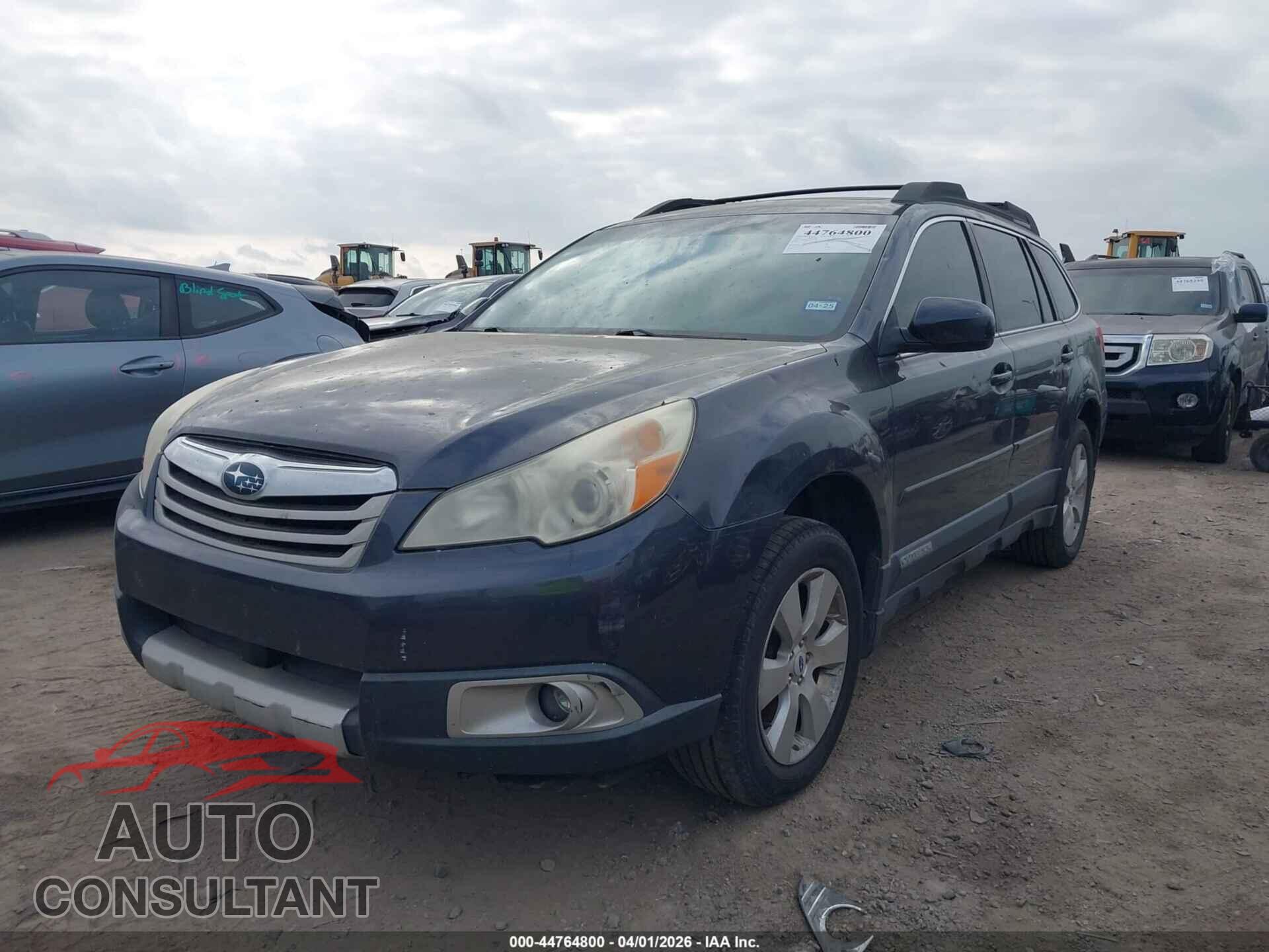 SUBARU OUTBACK 2012 - 4S4BRDKC9C2290935