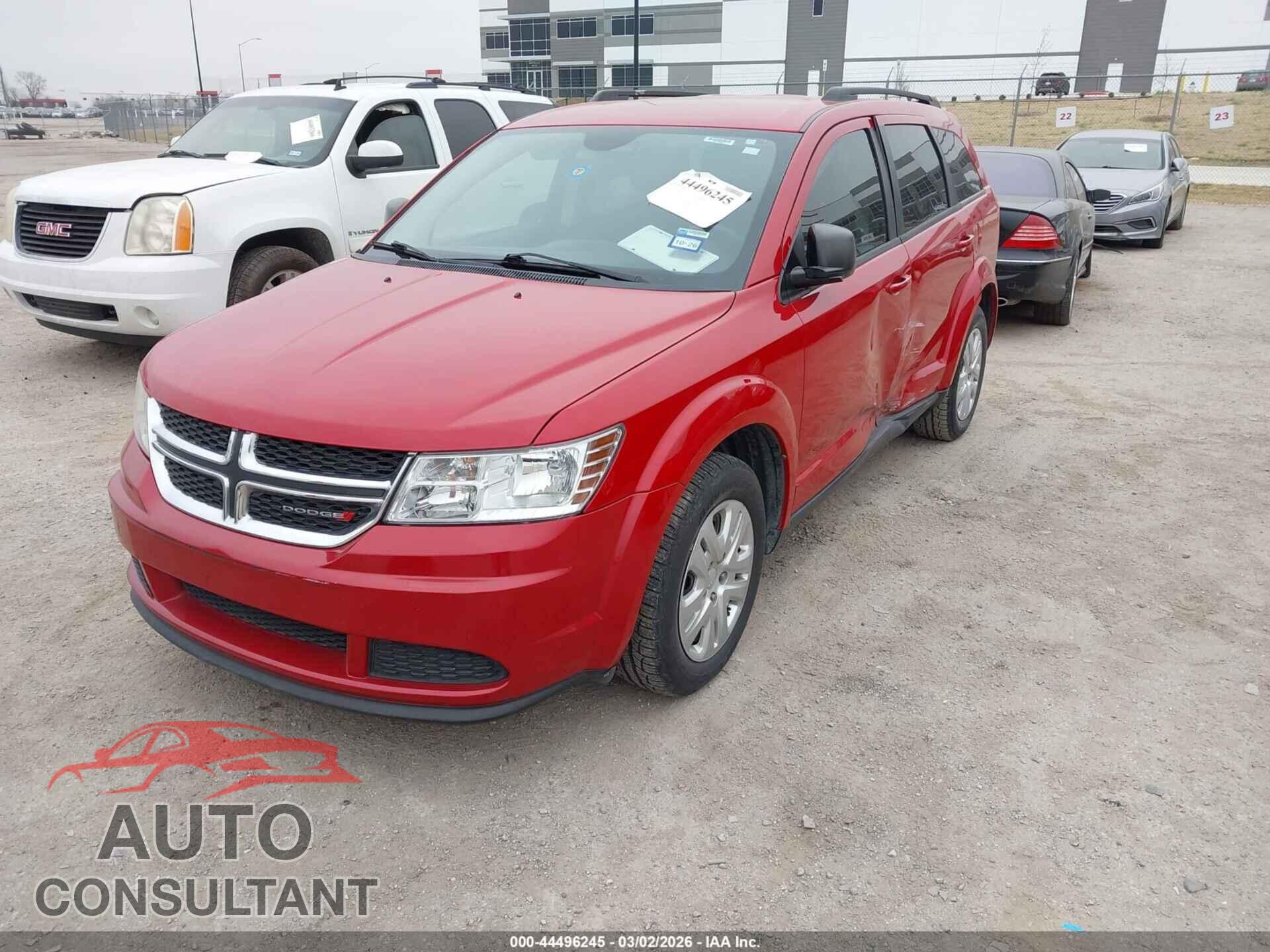 DODGE JOURNEY 2017 - 3C4PDCAB8HT558701