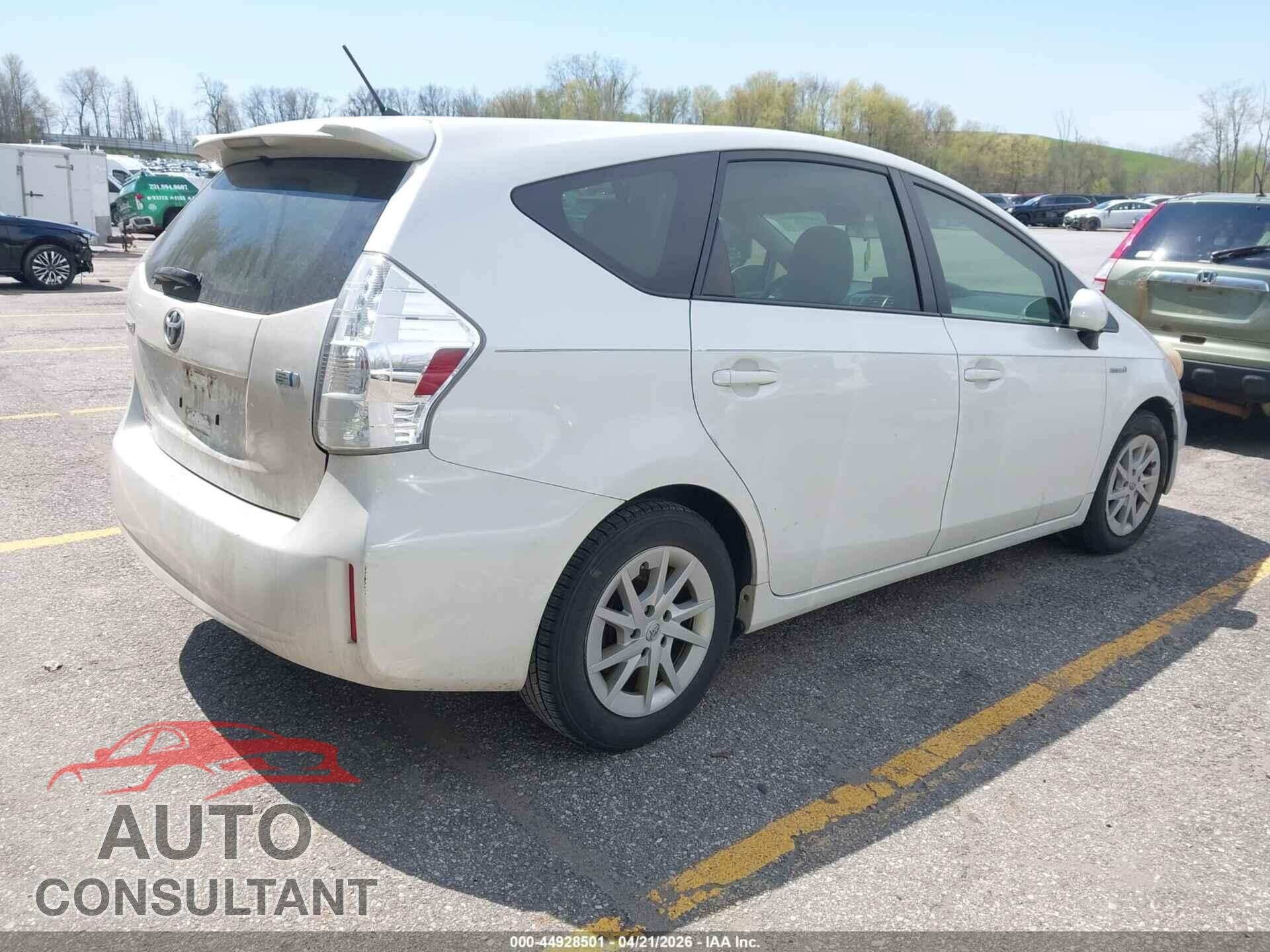 TOYOTA PRIUS V 2013 - JTDZN3EU2D3227829