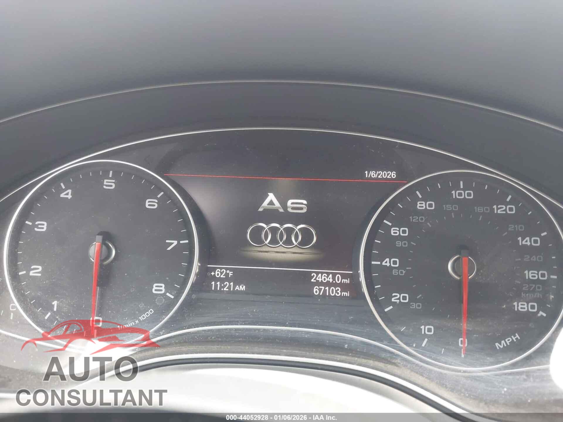 AUDI A6 2013 - WAUGFAFC9DN059977