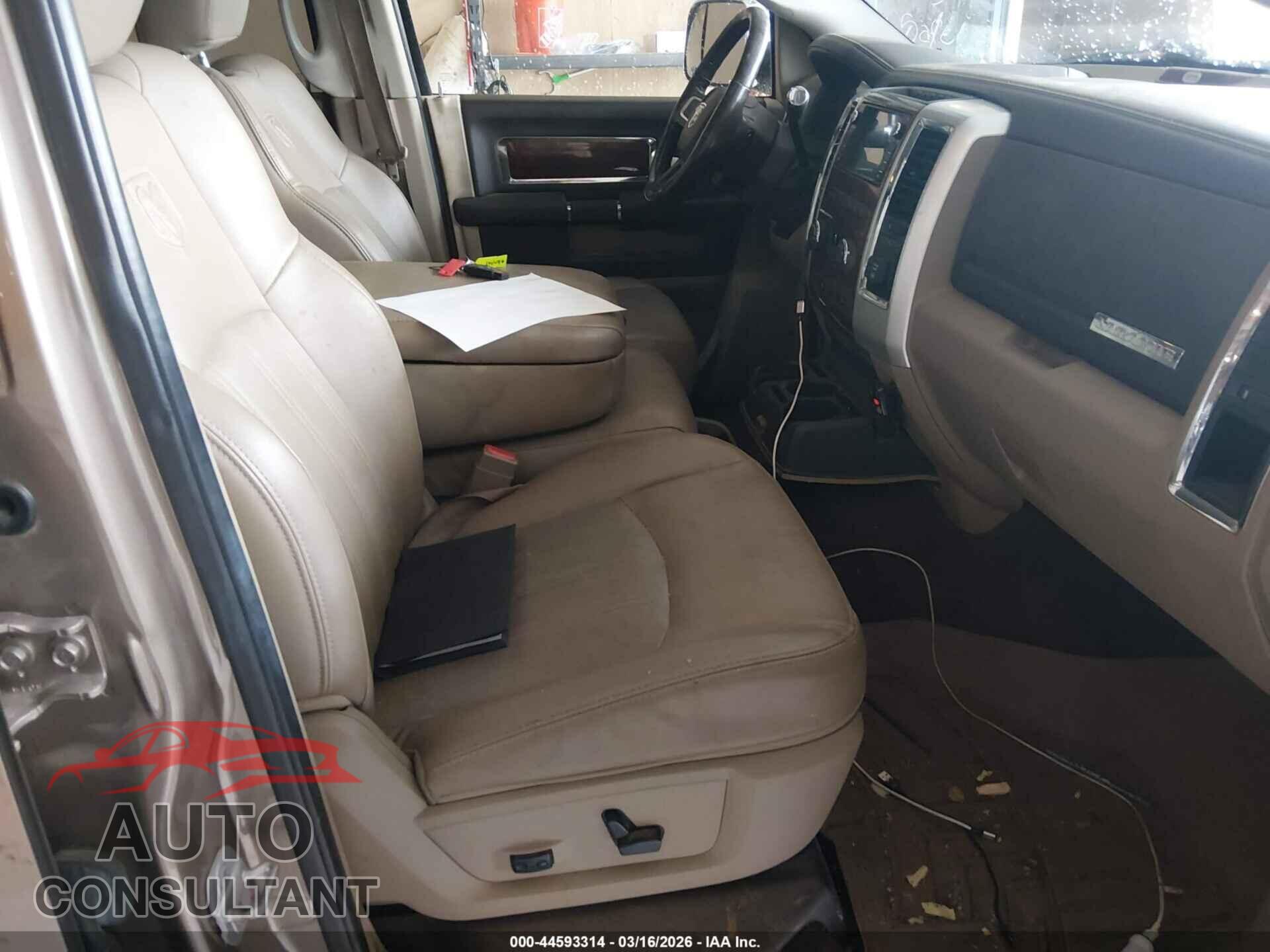 DODGE RAM 2500 2010 - 3D7TP2CL4AG162291