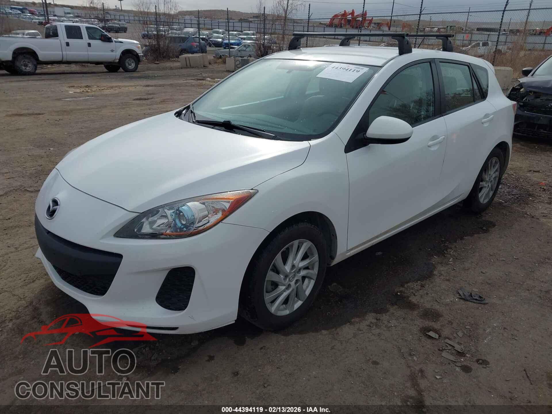 MAZDA MAZDA3 2012 - JM1BL1L79C1663192