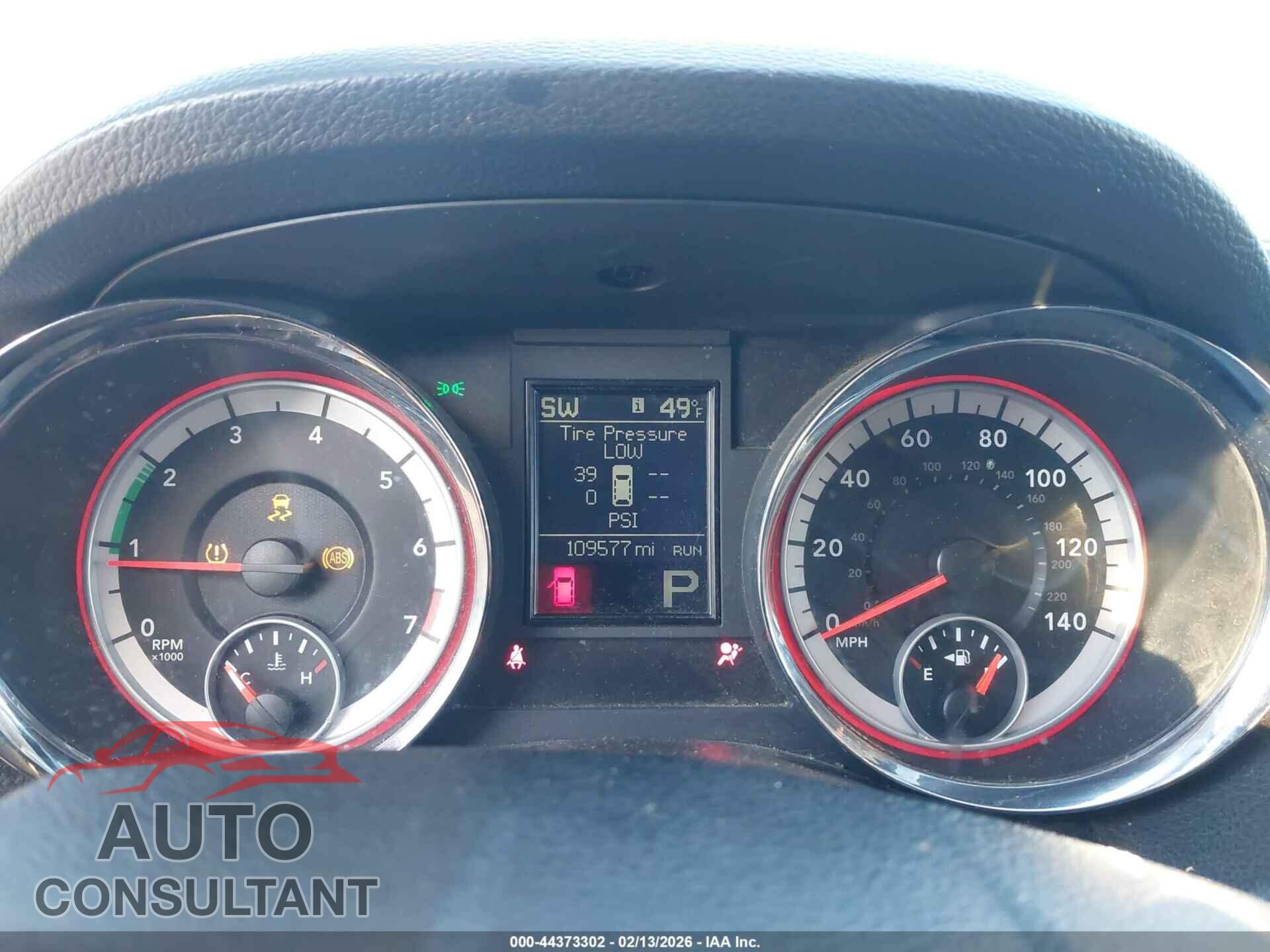 DODGE DURANGO 2011 - 1D4RD4GG9BC652853