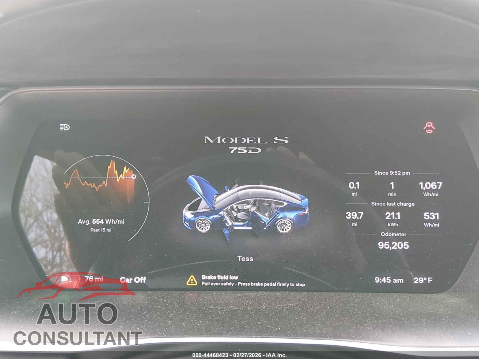 TESLA MODEL S 2018 - 5YJSA1E26JF243806