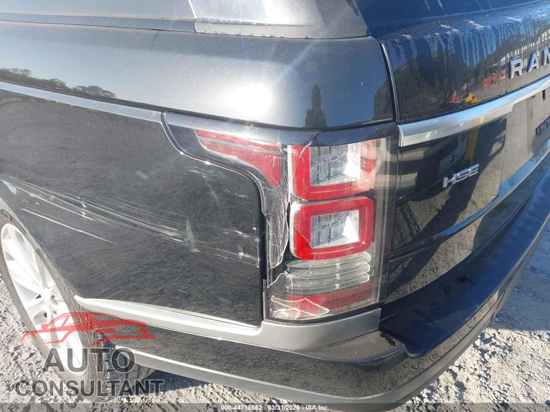 LAND ROVER RANGE ROVER 2015 - SALGS2VF5FA205665