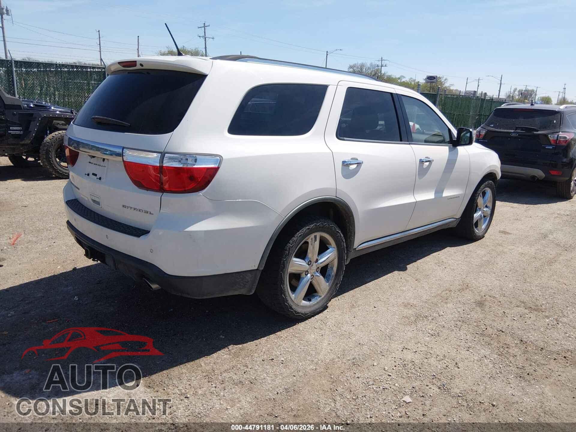DODGE DURANGO 2011 - 1D4SD5GT6BC592731