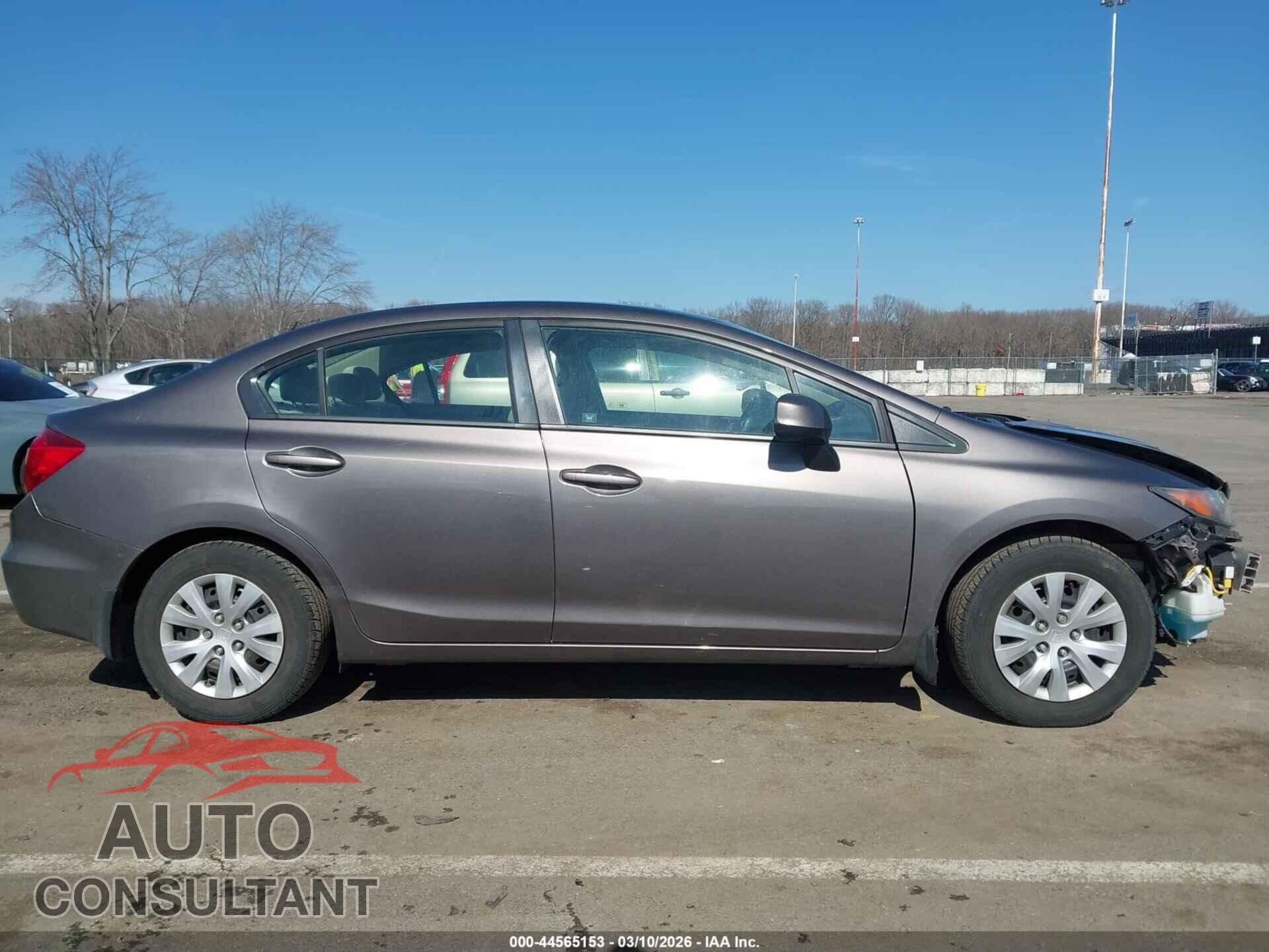 HONDA CIVIC 2012 - 19XFB2F5XCE336429