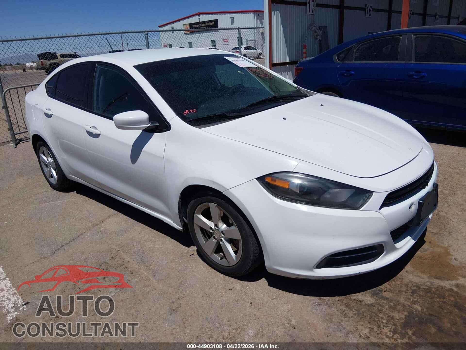 DODGE DART 2016 - 1C3CDFBB5GD689916