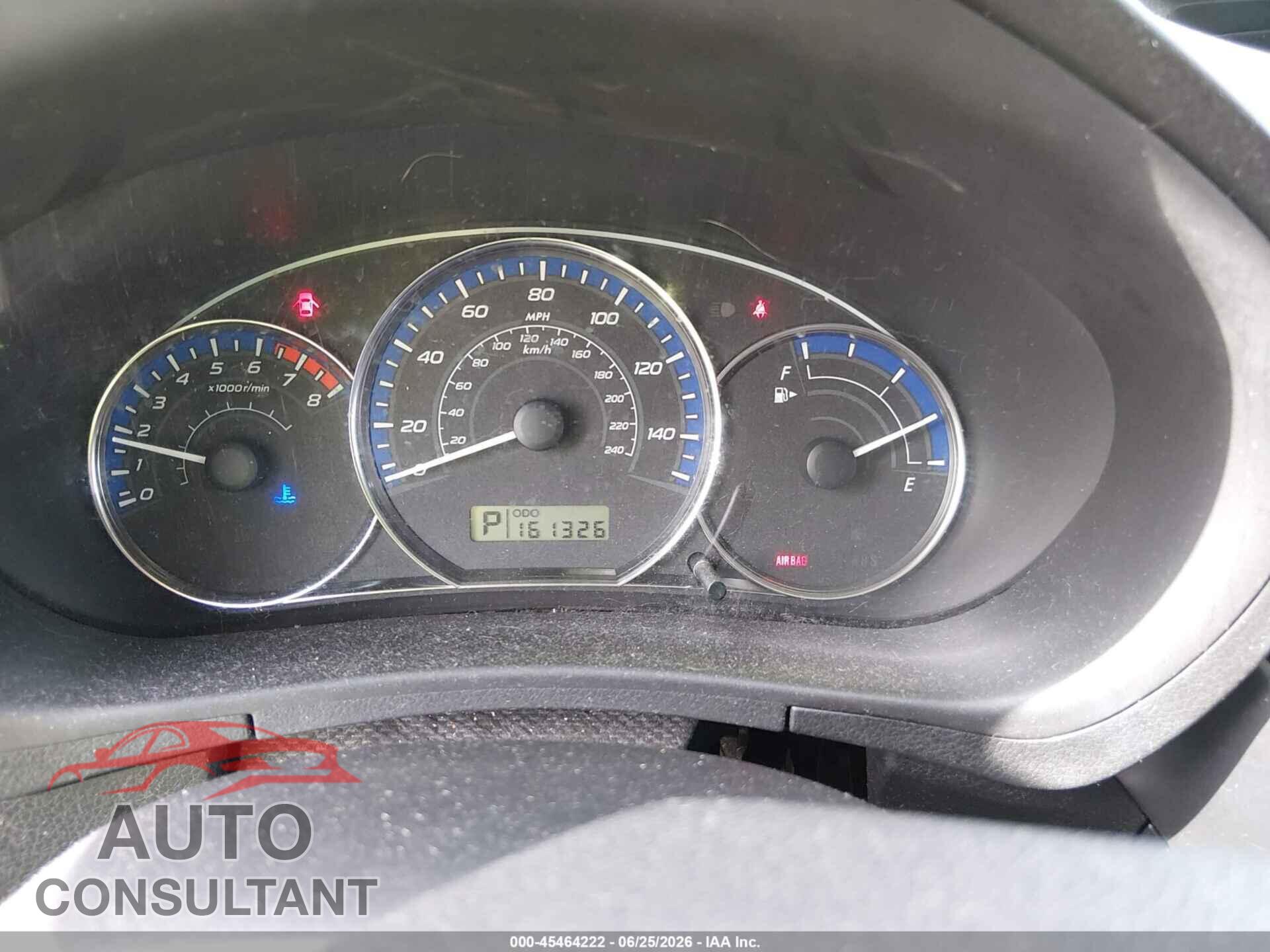 SUBARU FORESTER 2012 - JF2SHADC8CH440387