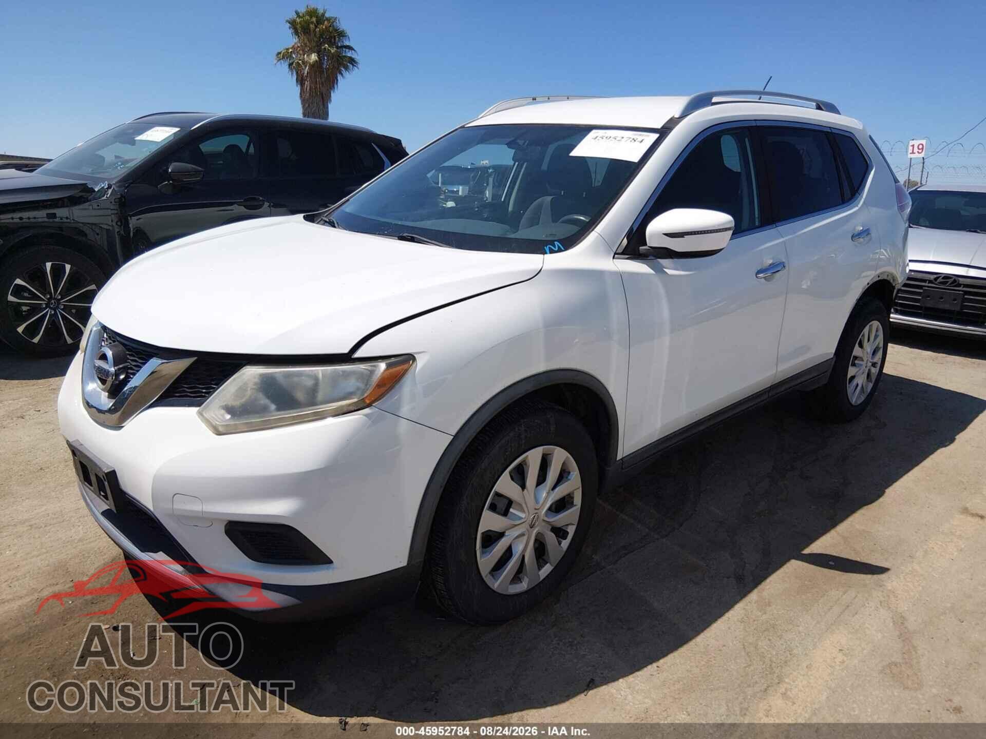 NISSAN ROGUE 2016 - KNMAT2MT1GP671237