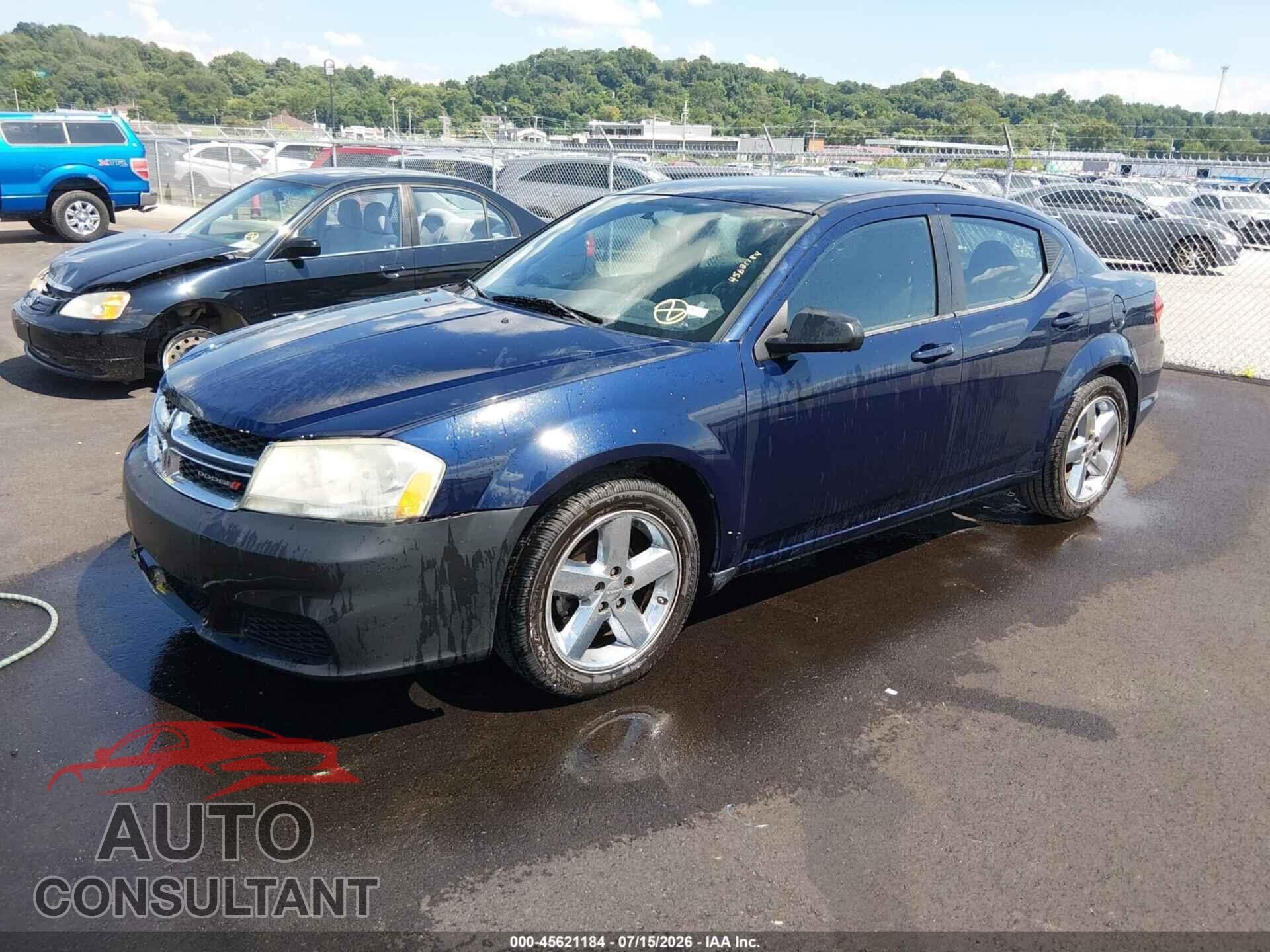 DODGE AVENGER 2013 - 1C3CDZAB9DN724949