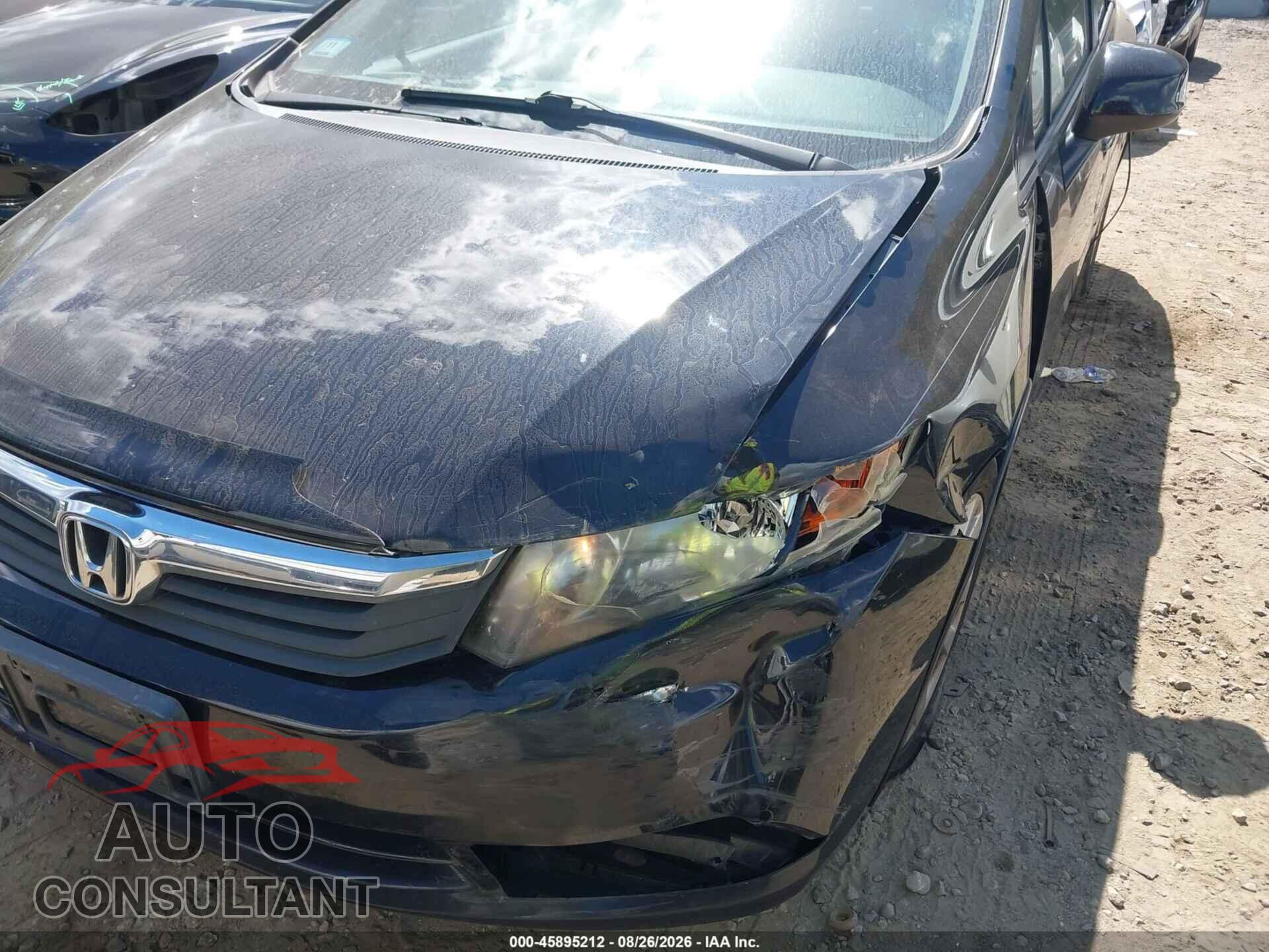 HONDA CIVIC 2012 - 19XFB2F88CE306579