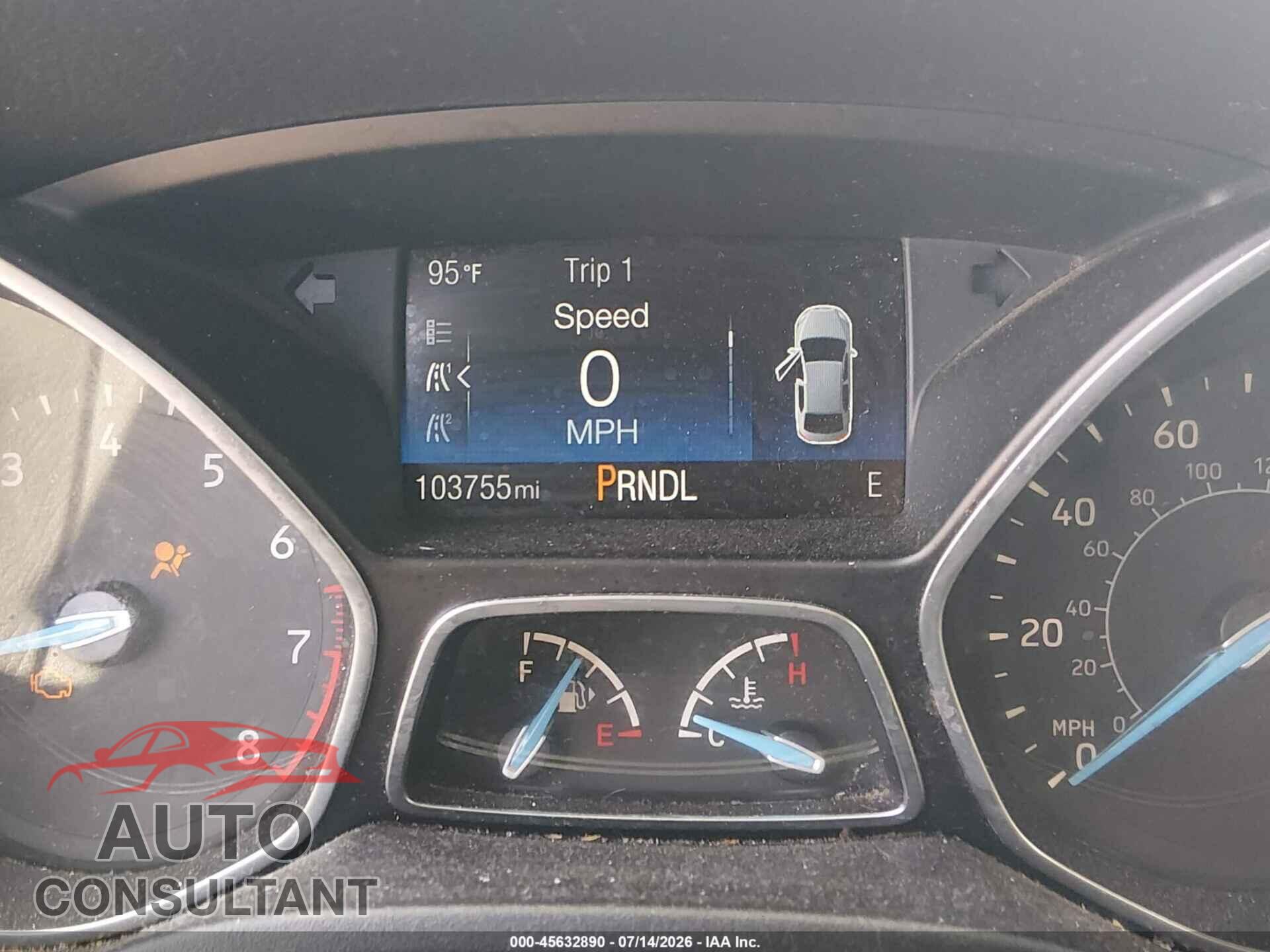 FORD FOCUS 2017 - 1FADP3F2XHL304654