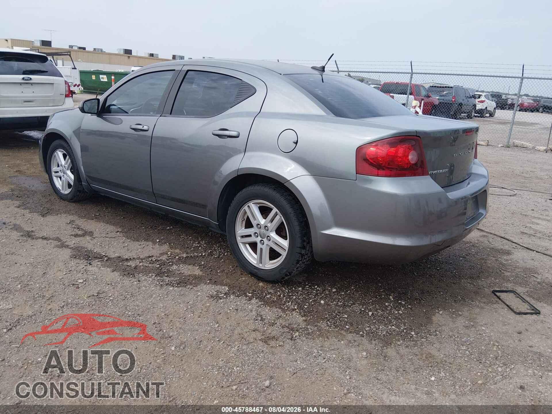 DODGE AVENGER 2012 - 1C3CDZCB3CN195087
