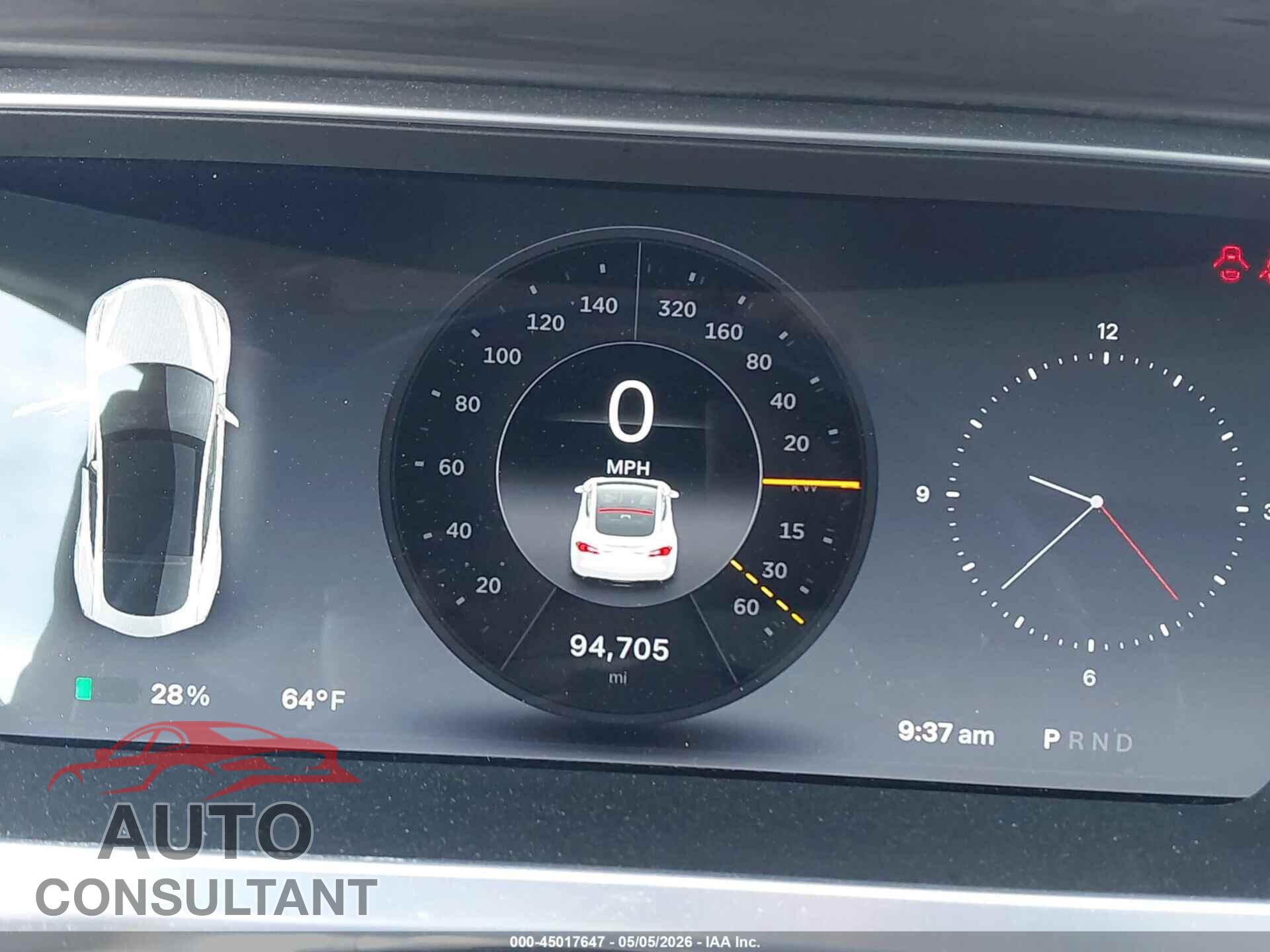 TESLA MODEL S 2013 - 5YJSA1CN2DFP14691