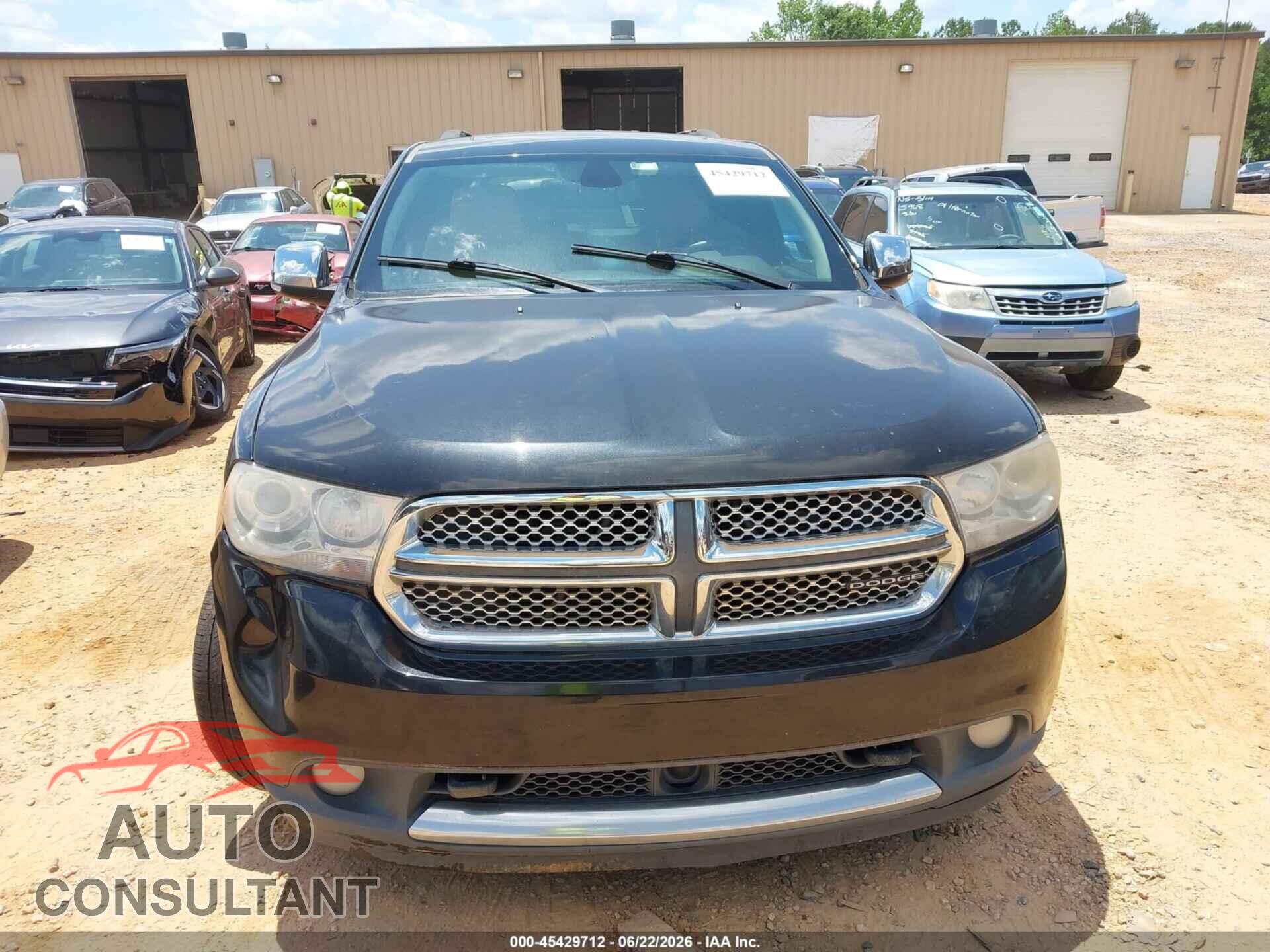 DODGE DURANGO 2012 - 1C4SDJET0CC205018