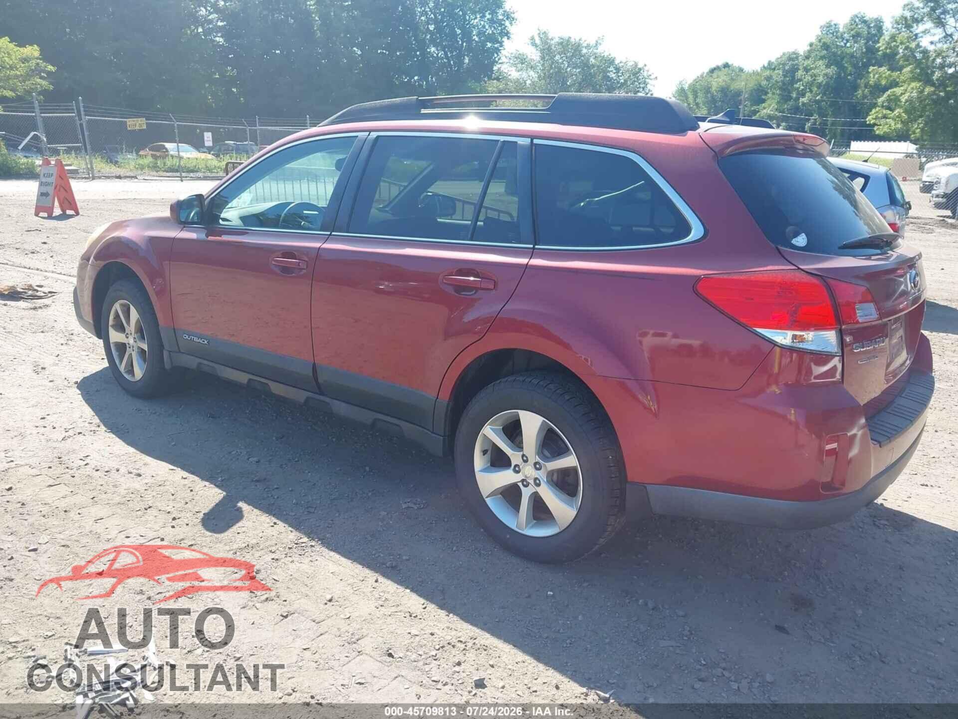 SUBARU OUTBACK 2014 - 4S4BRBLC5E3322604