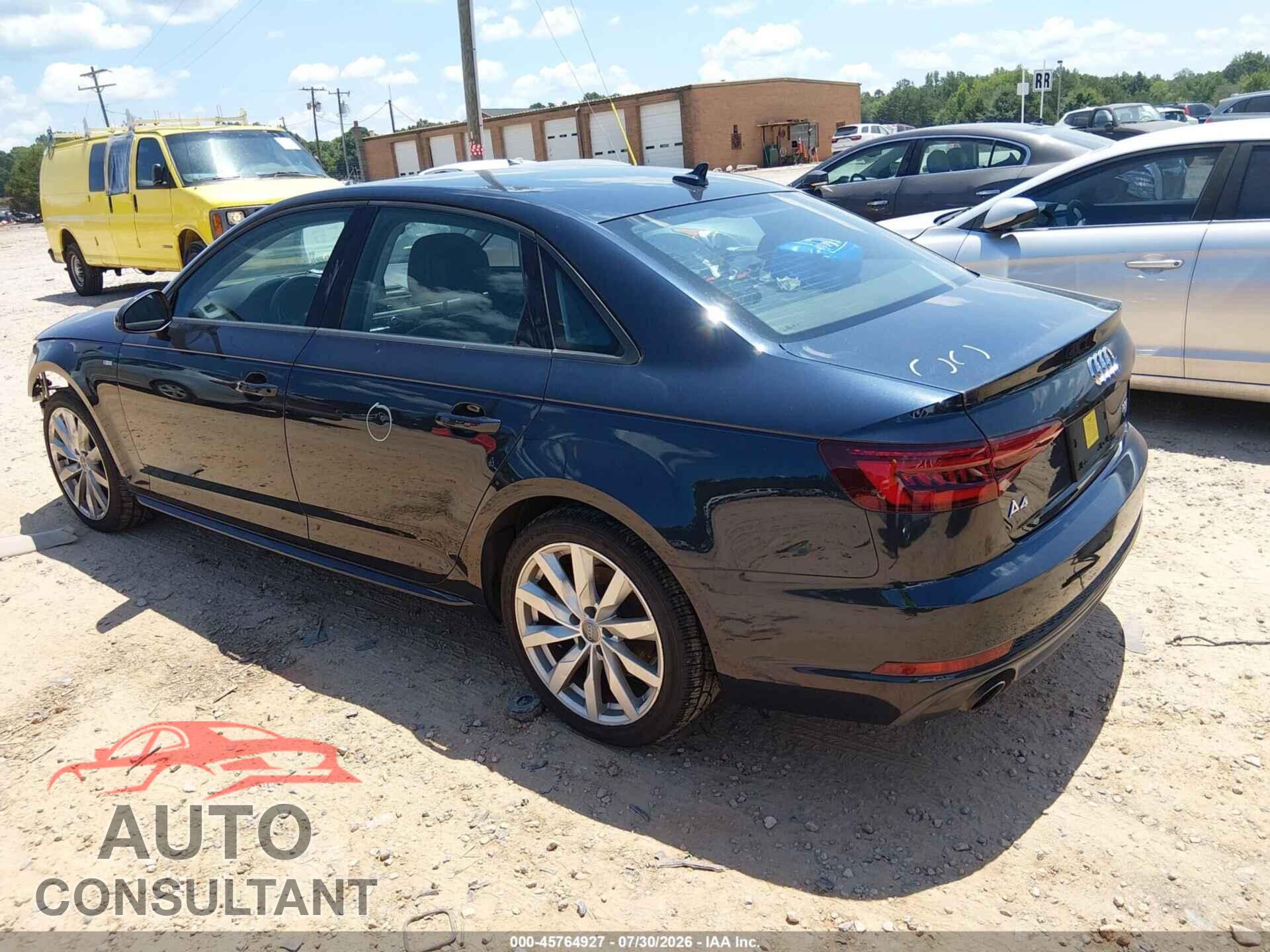 AUDI A4 2018 - WAUKMAF40JA074993
