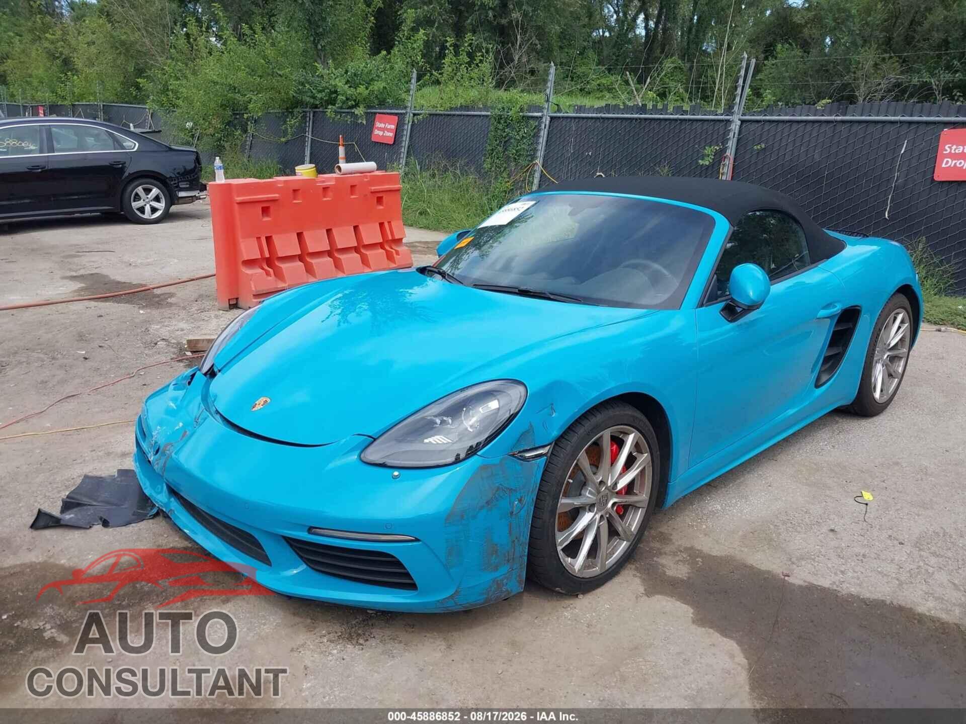 PORSCHE 718 BOXSTER 2018 - WP0CB2A87JS228364