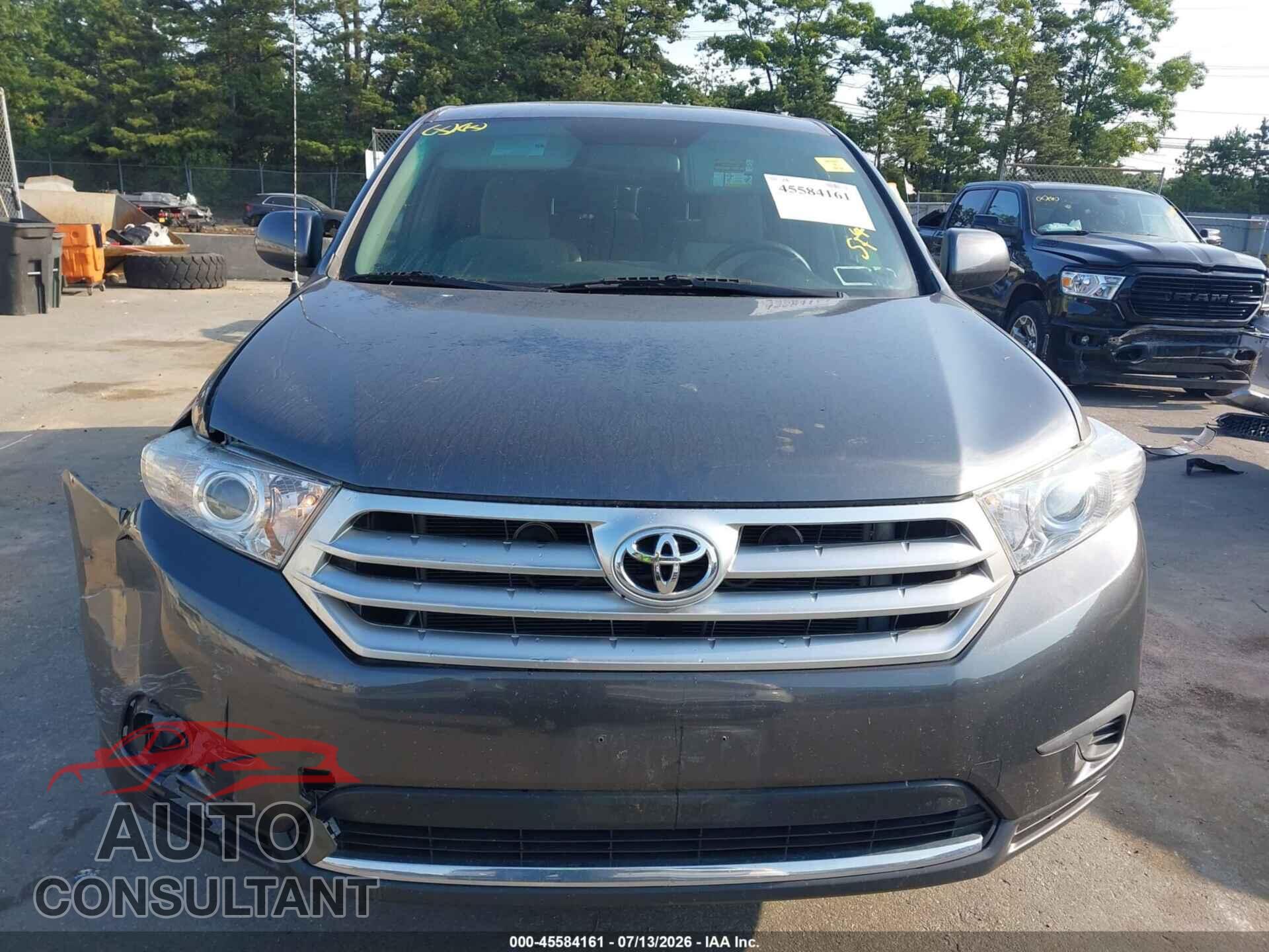 TOYOTA HIGHLANDER 2011 - 5TDBK3EH3BS079408