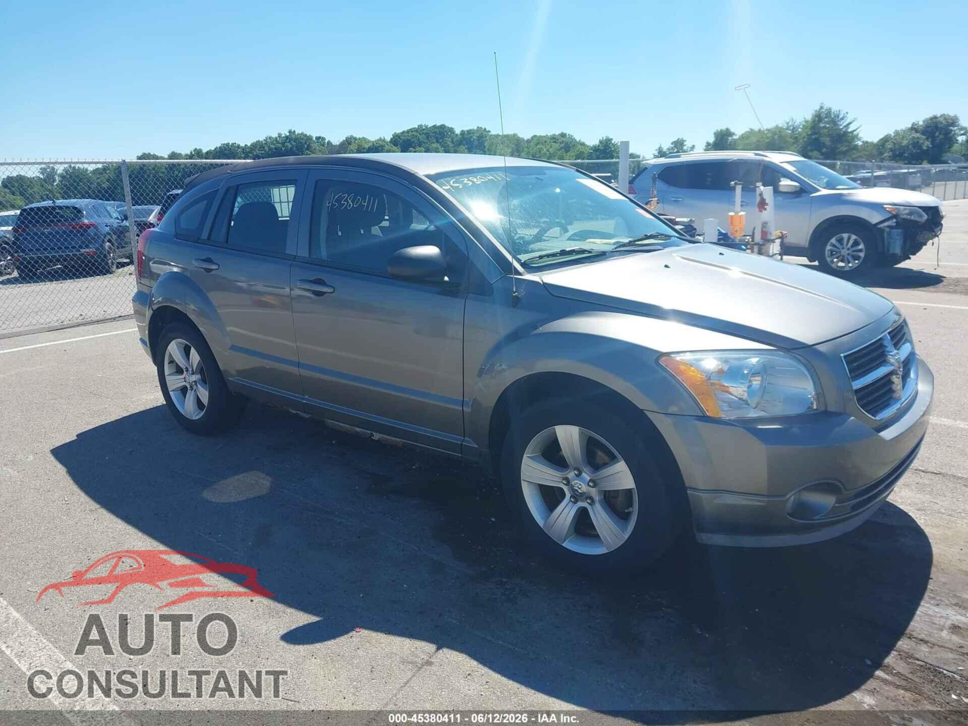 DODGE CALIBER 2012 - 1C3CDWDA2CD508138
