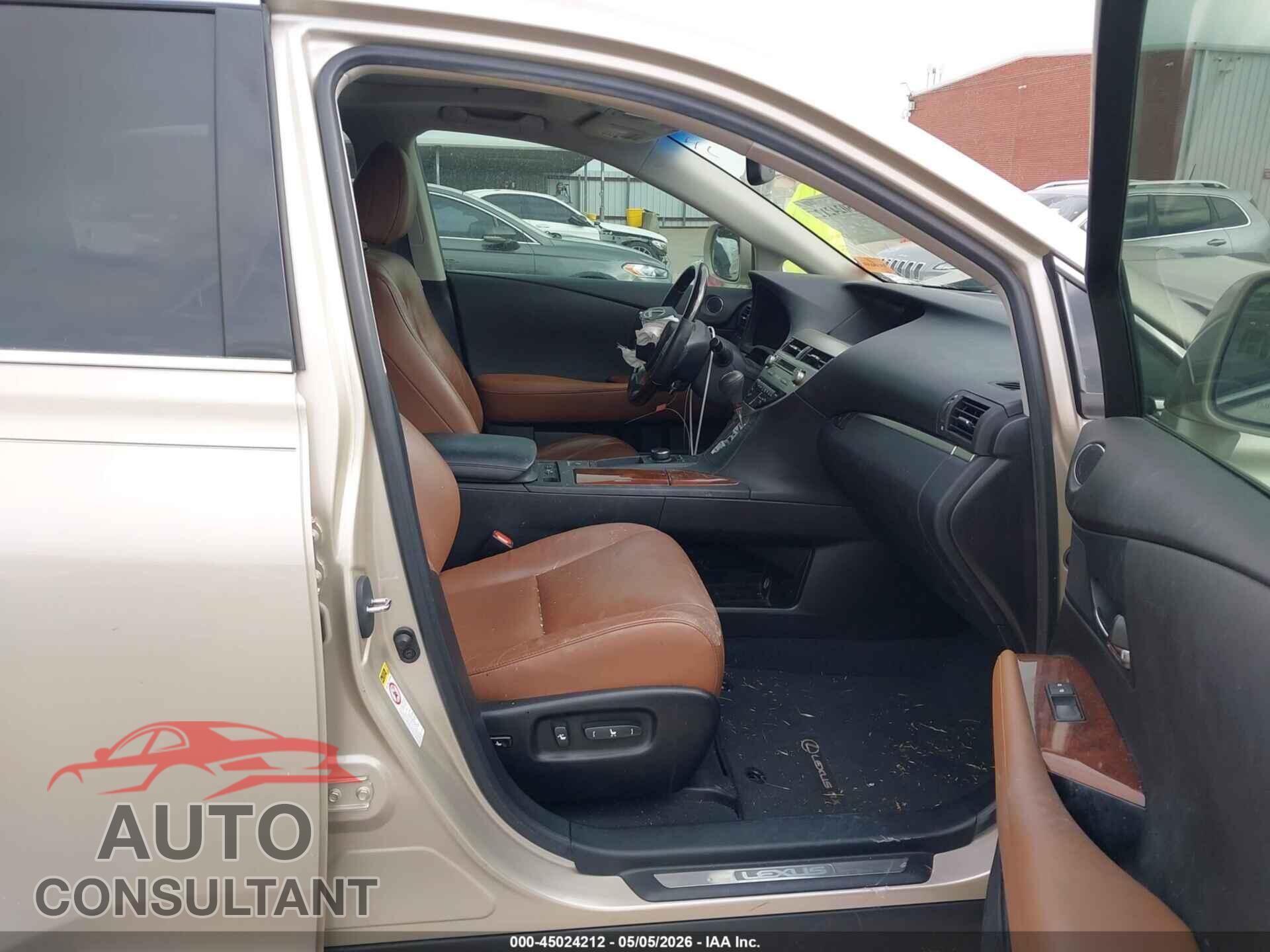 LEXUS RX 350 2015 - 2T2ZK1BA8FC187155