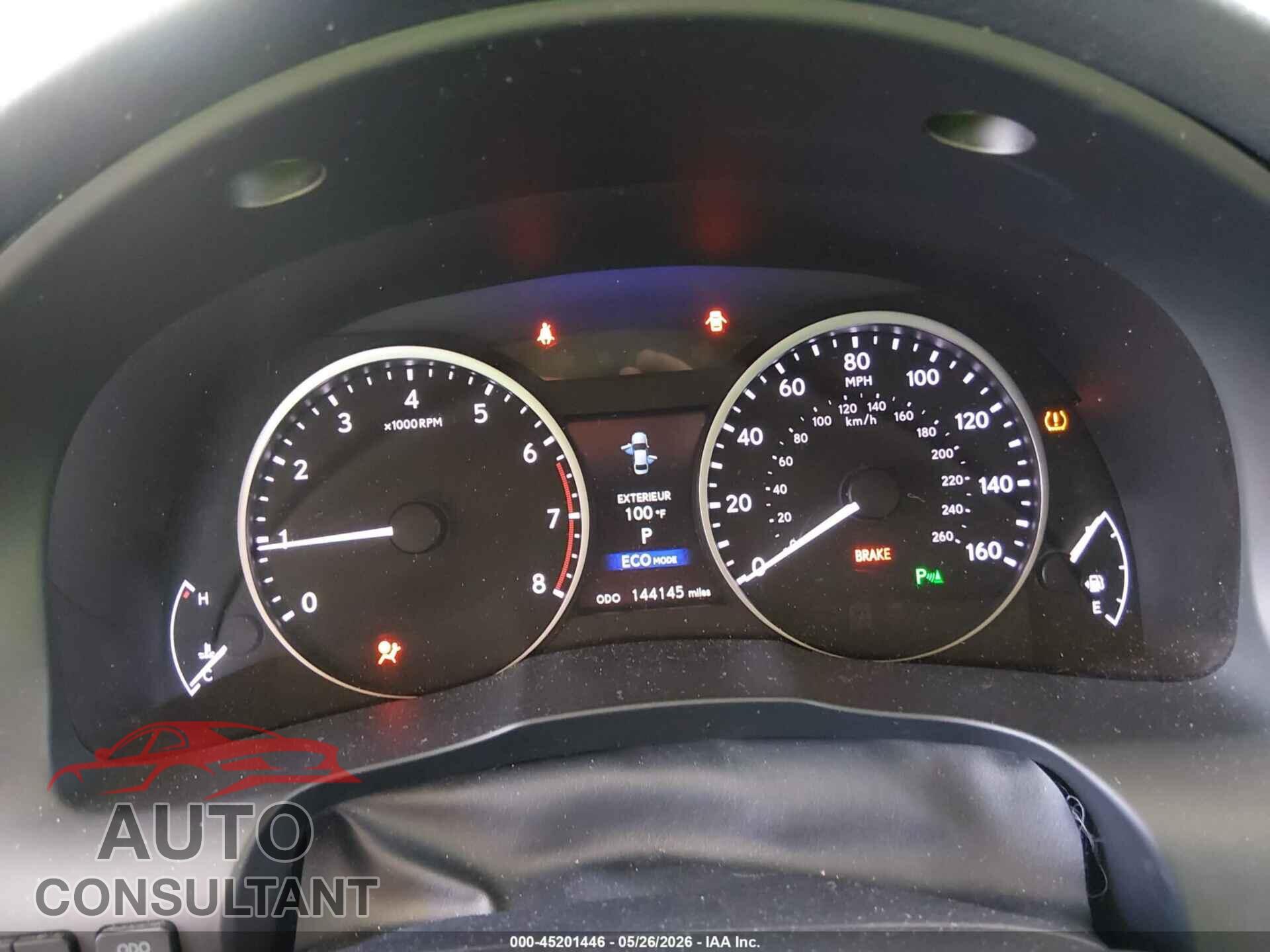 LEXUS ES 350 2013 - JTHBK1GG6D2048381