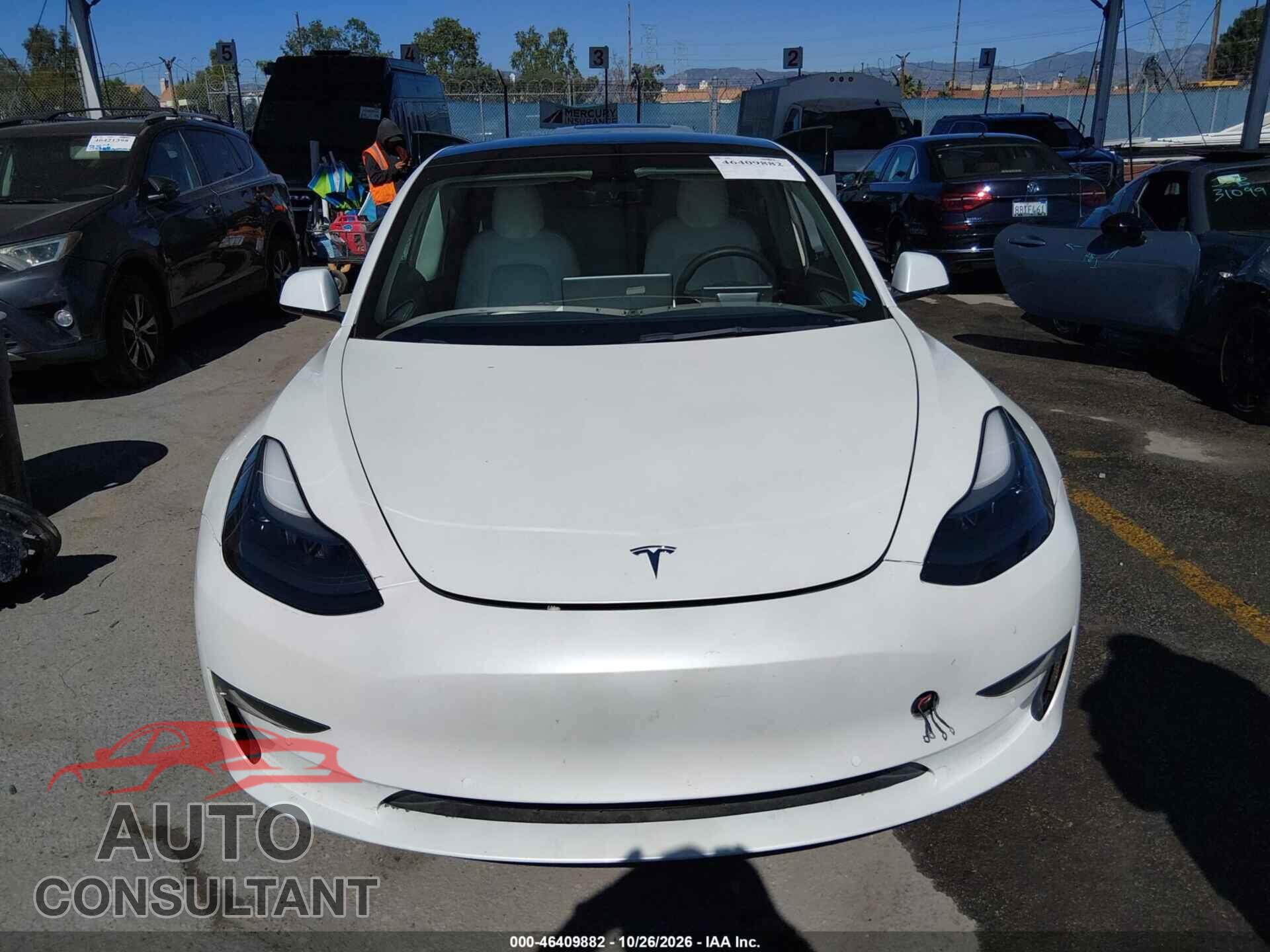 TESLA MODEL 3 2022 - 5YJ3E1EC7NF210921