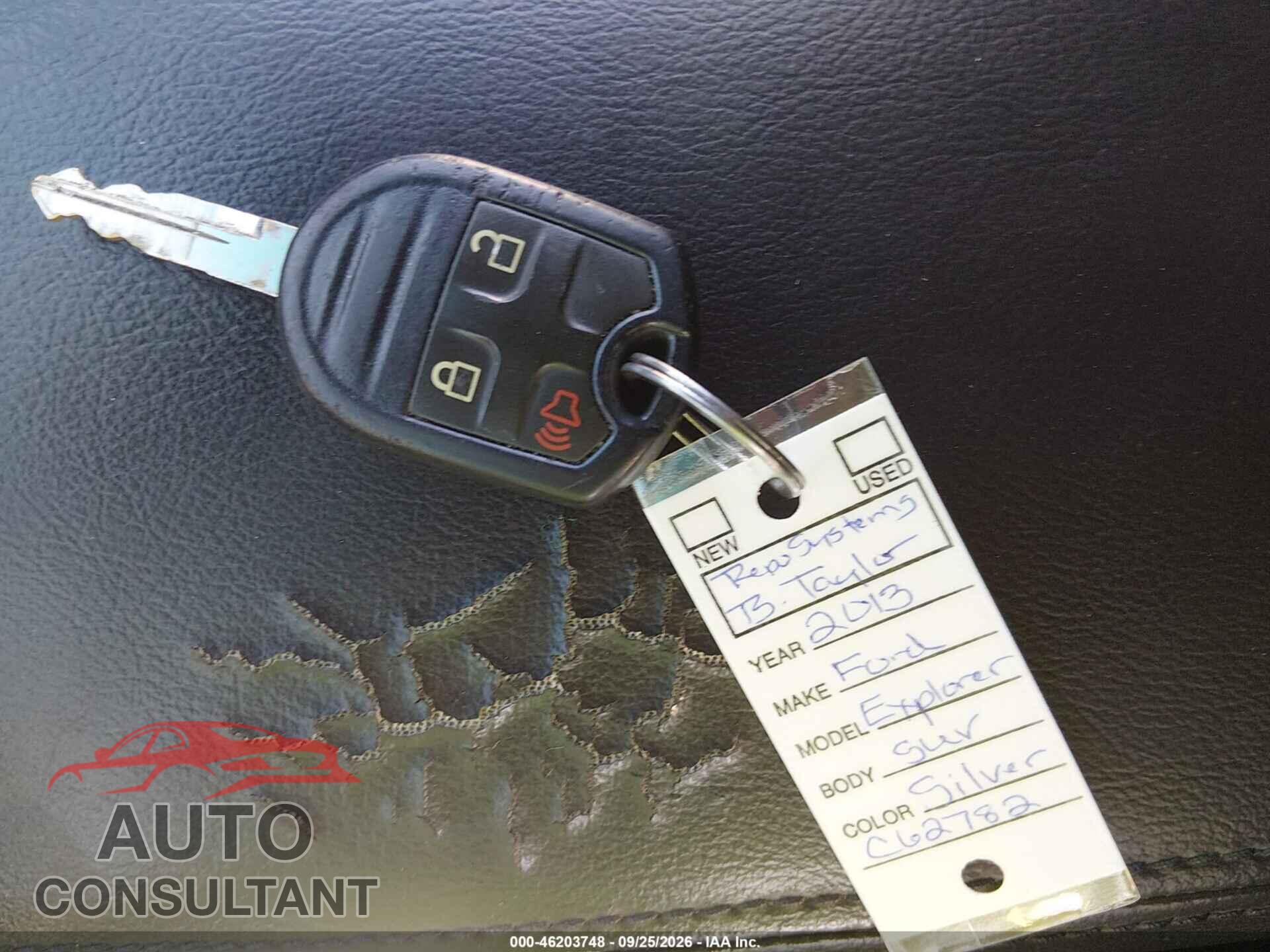 FORD EXPLORER 2013 - 1FM5K7D82DGC62782