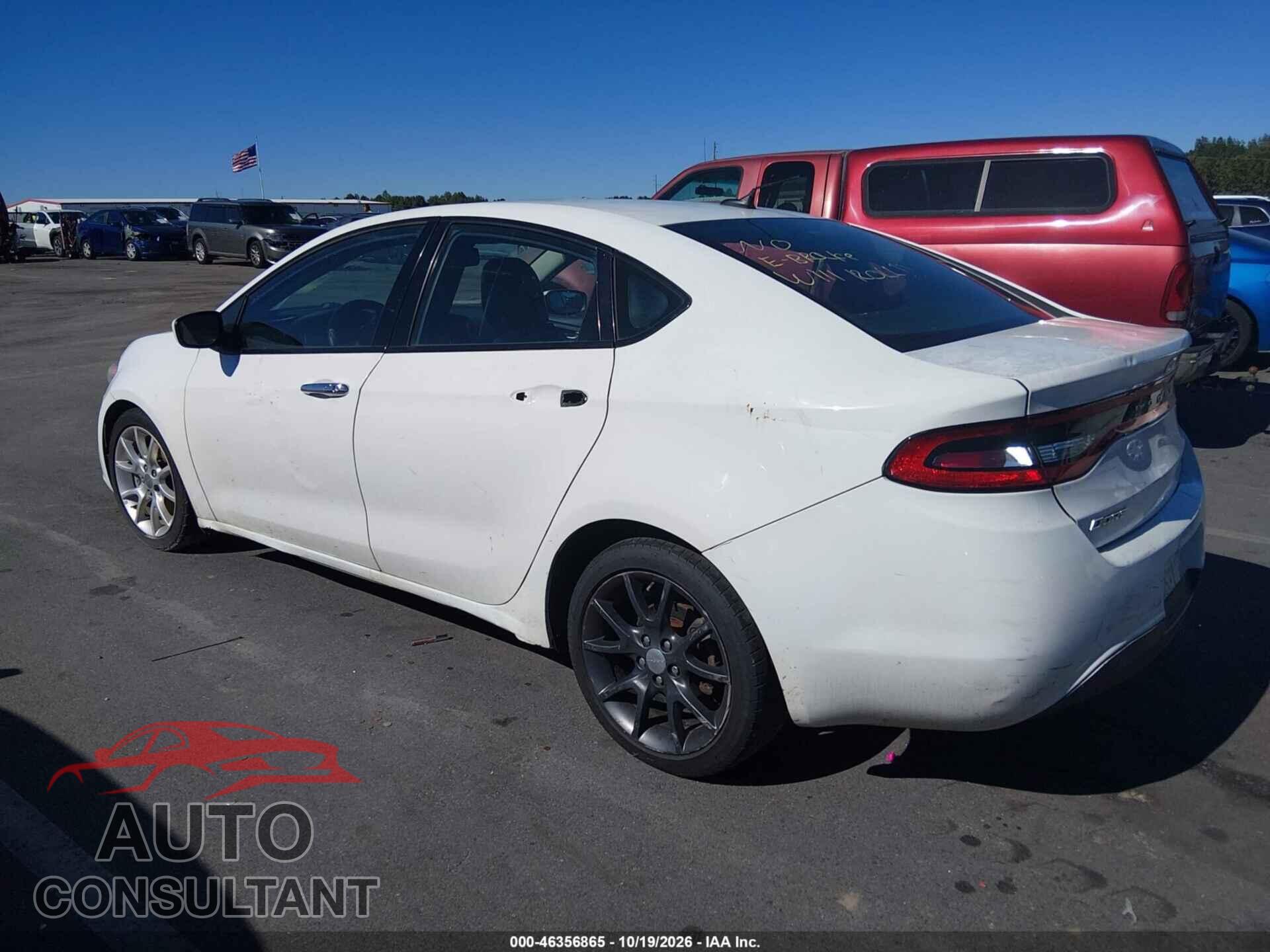 DODGE DART 2015 - 1C3CDFCB5FD205305