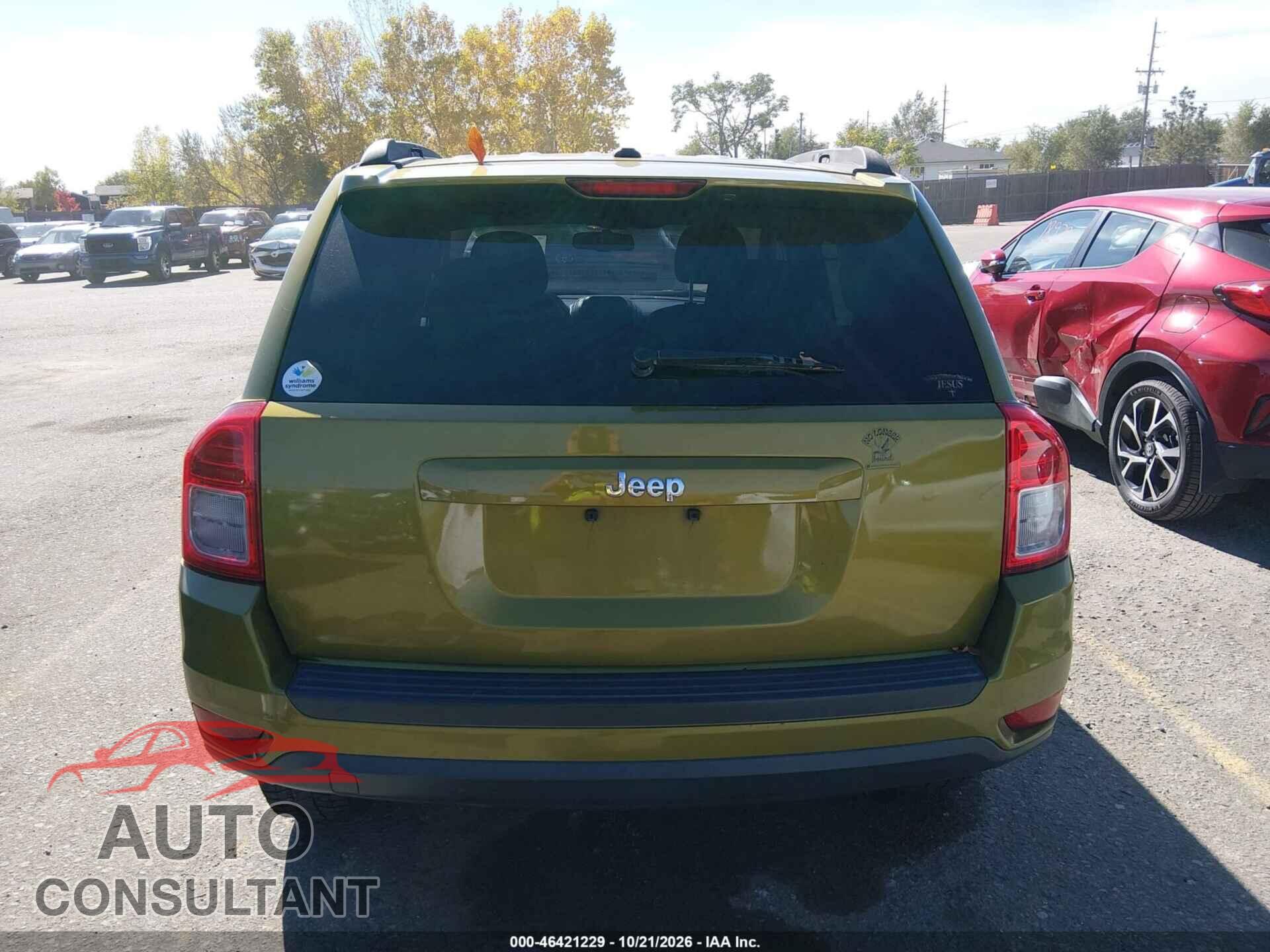 JEEP COMPASS 2012 - 1C4NJCBAXCD634214