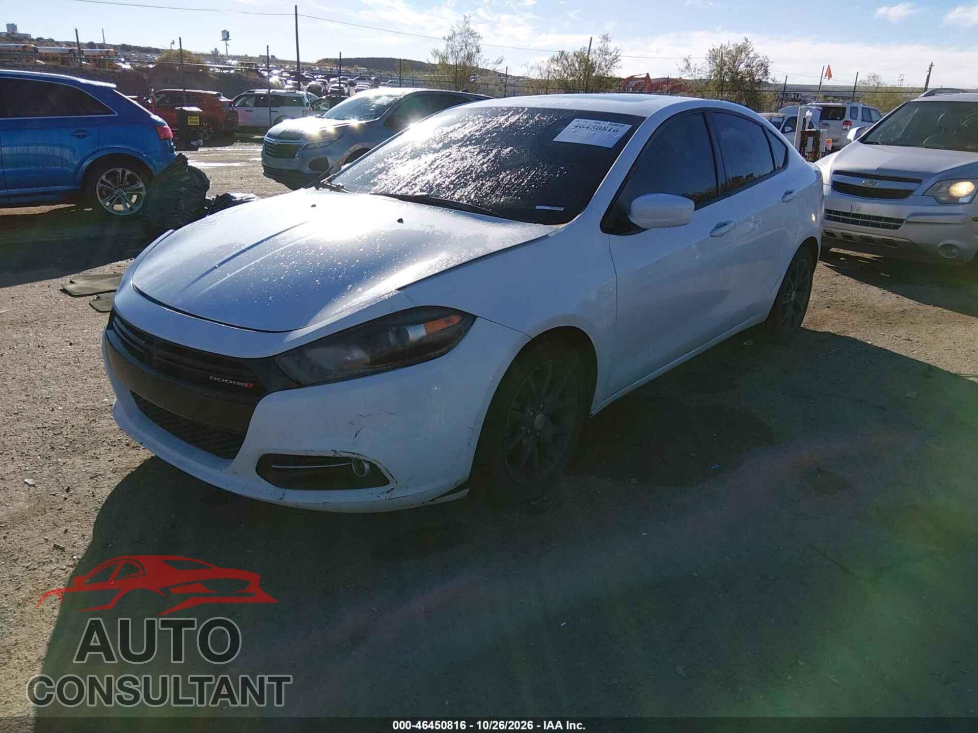 DODGE DART 2016 - 1C3CDFBB6GD540785