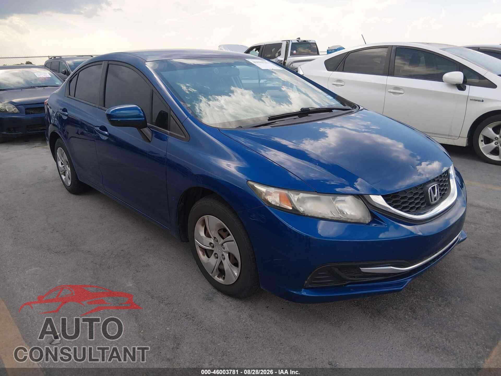 HONDA CIVIC 2014 - 19XFB2F5XEE005336