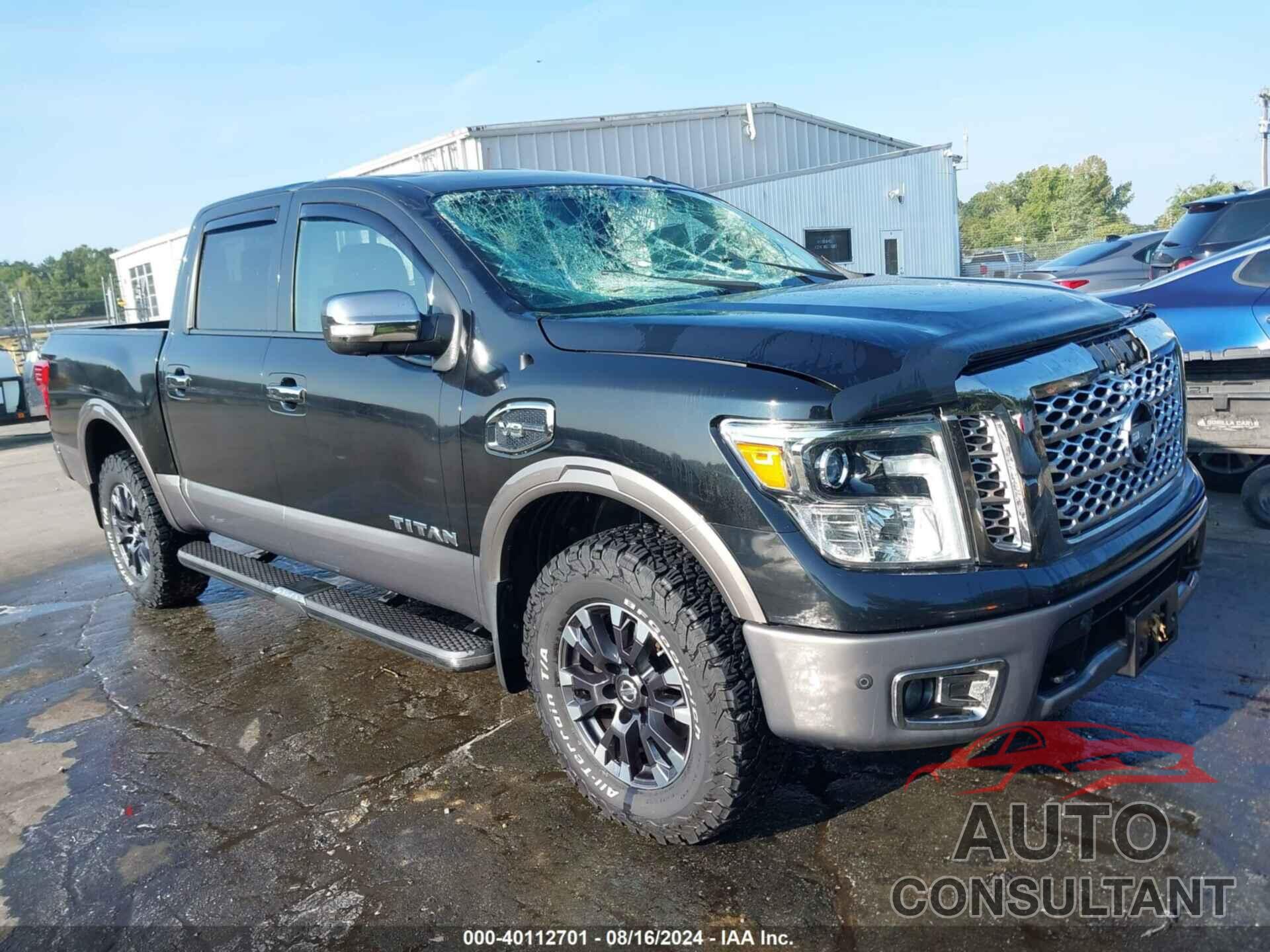 NISSAN TITAN 2017 - 1N6AA1E5XHN508015
