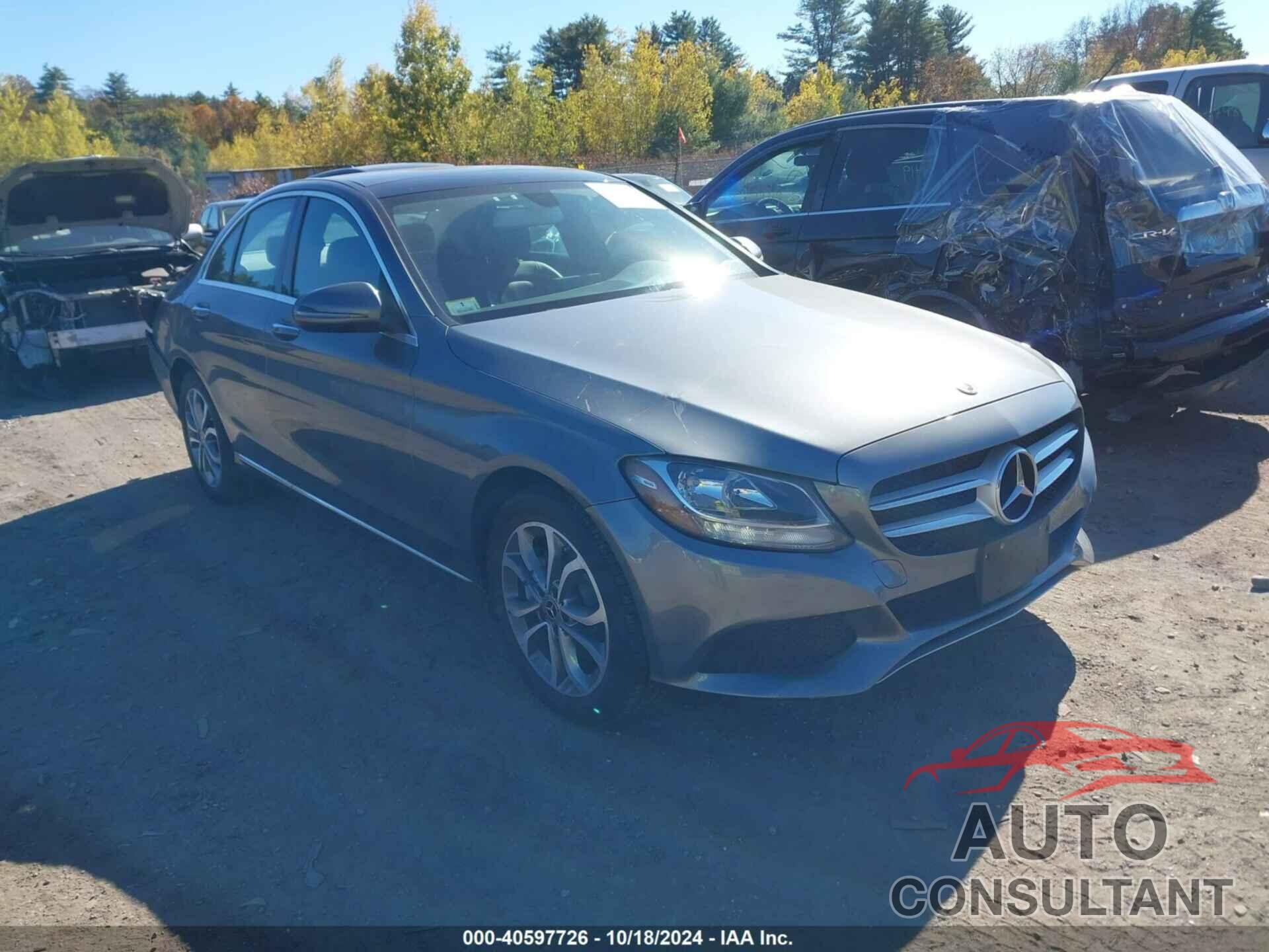 MERCEDES-BENZ C 300 2018 - WDDWF4KBXJR338135