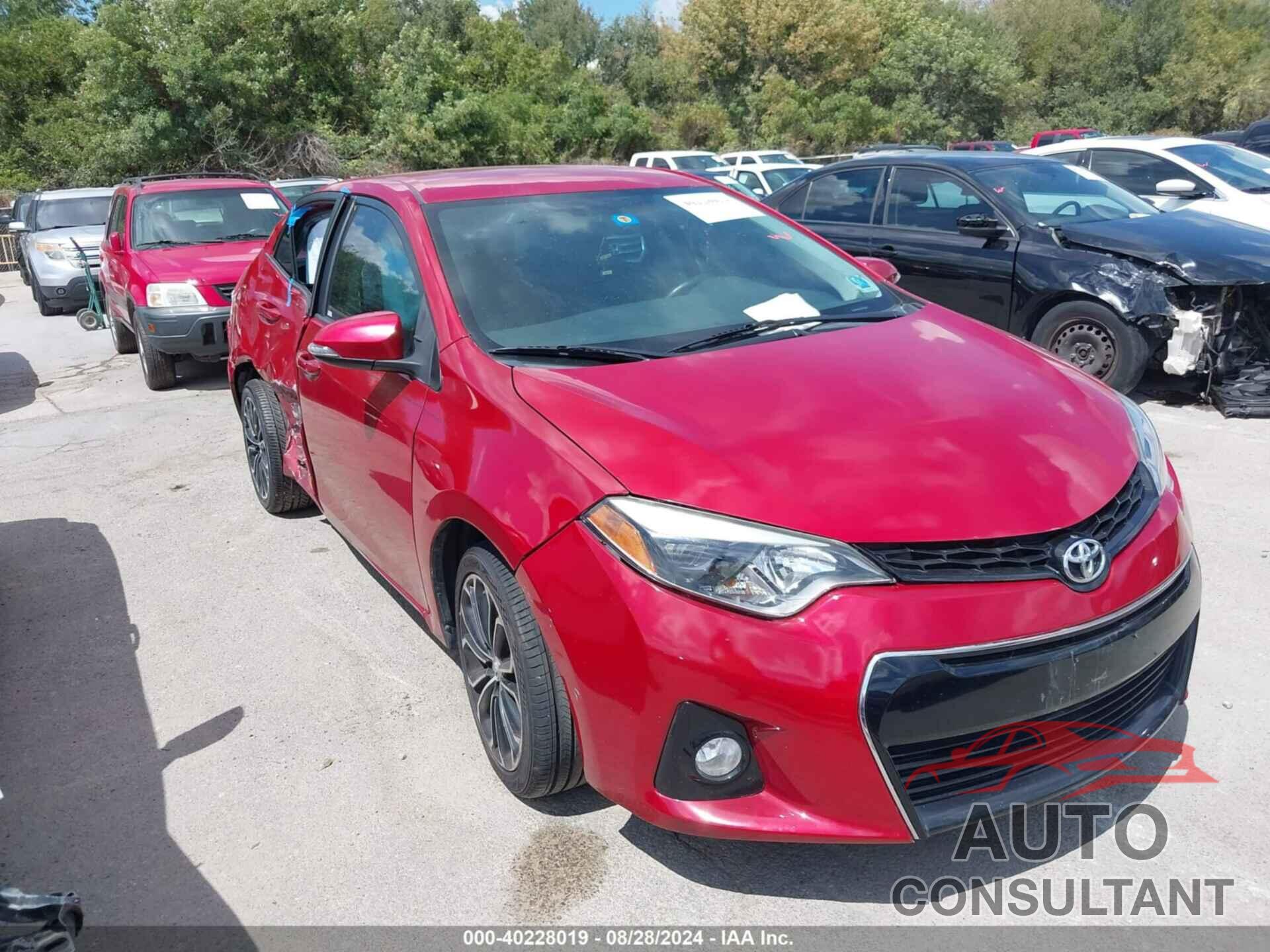 TOYOTA COROLLA 2016 - 5YFBURHE2GP476252