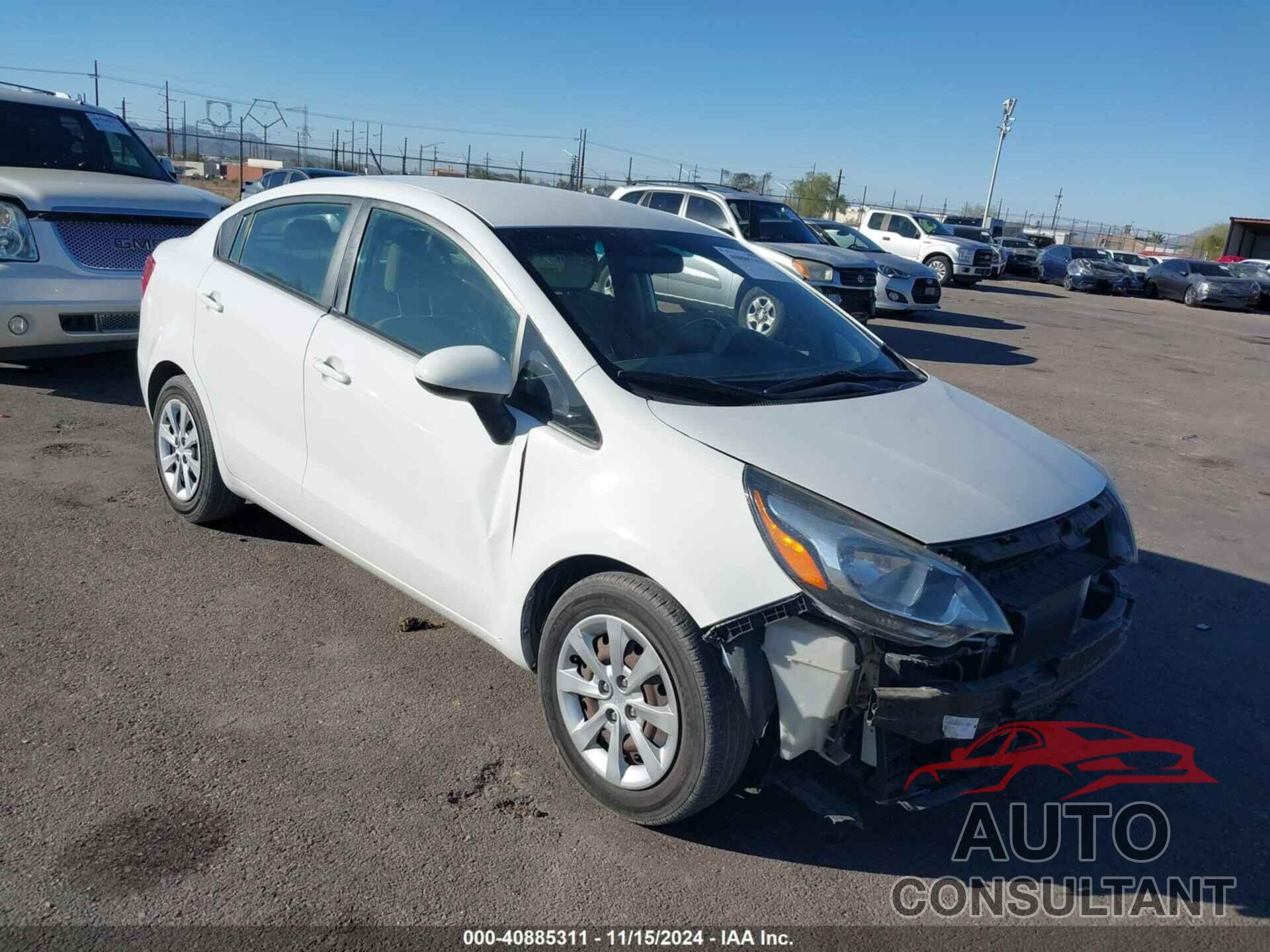 KIA RIO 2013 - KNADM4A30D6221135