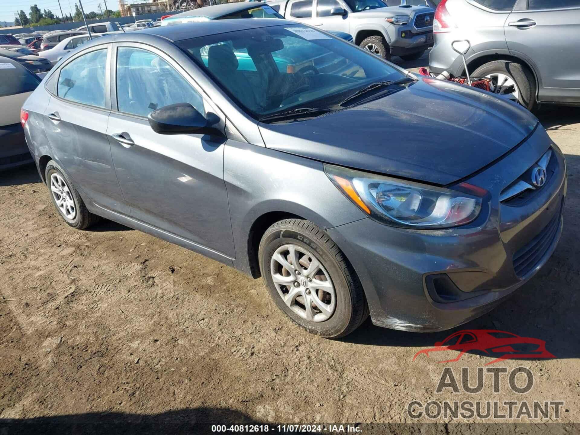 HYUNDAI ACCENT 2013 - KMHCT4AEXDU274399