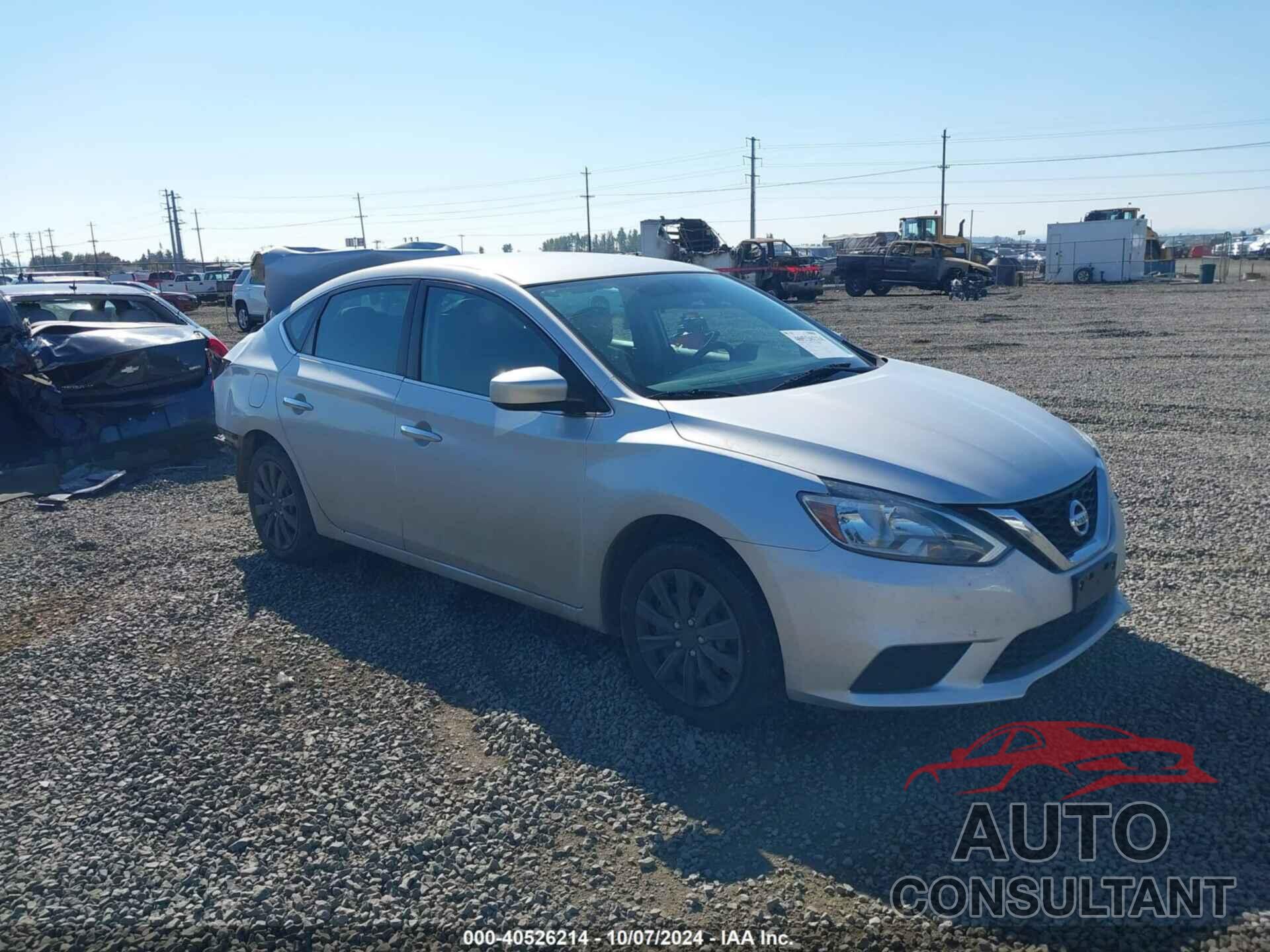 NISSAN SENTRA 2019 - 3N1AB7AP6KY361554