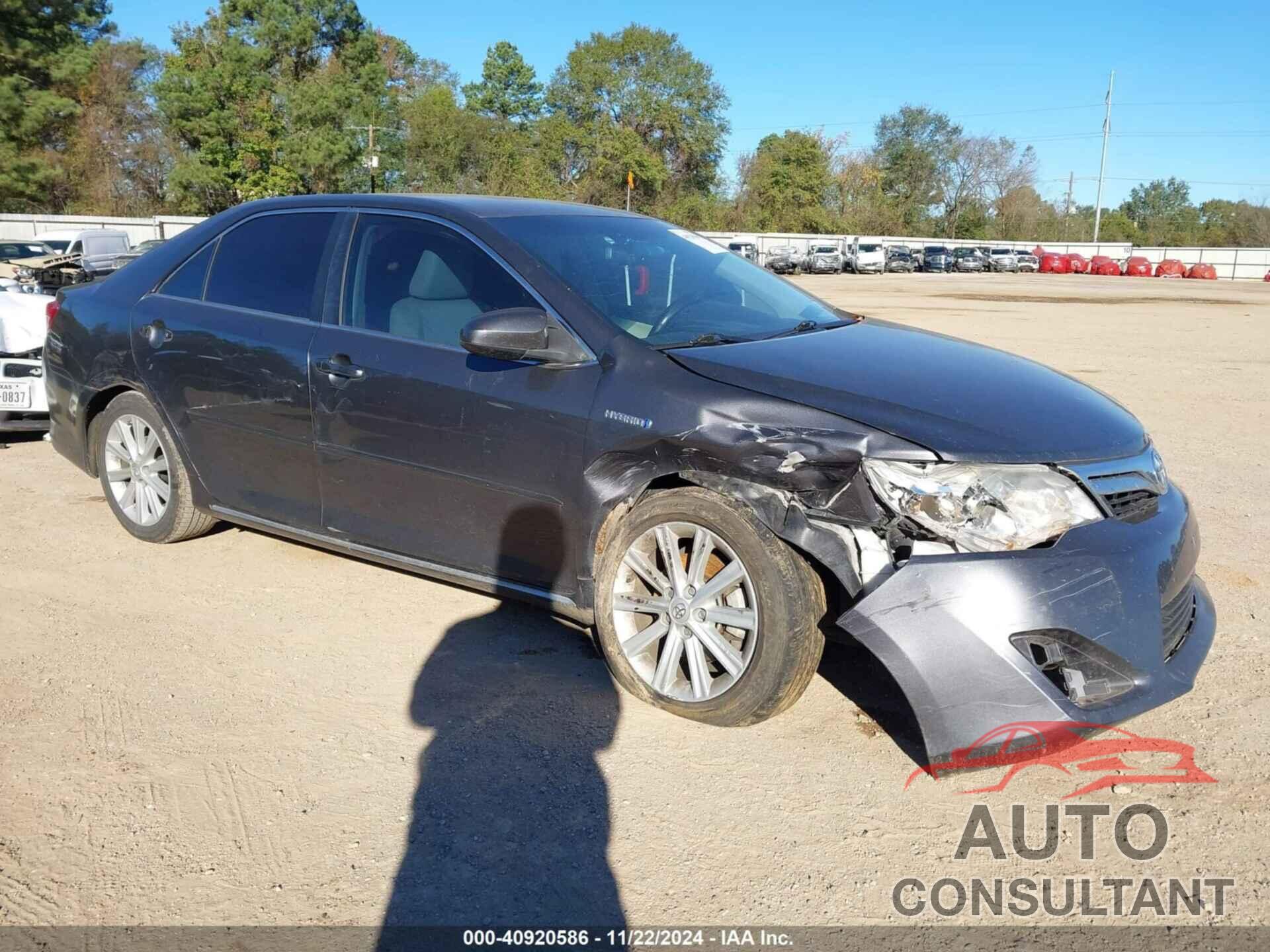TOYOTA CAMRY HYBRID 2013 - 4T1BD1FK7DU076028