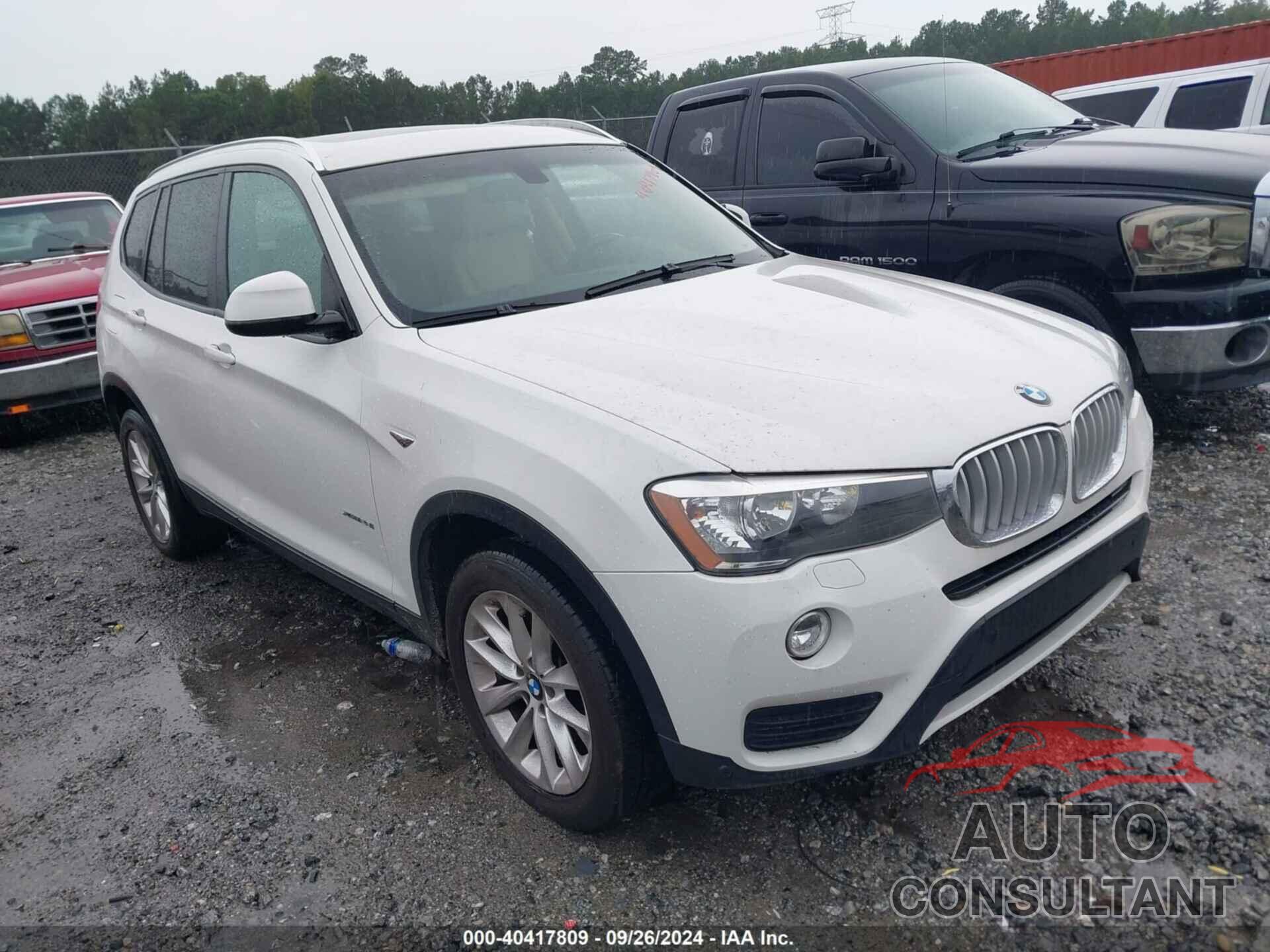 BMW X3 2016 - 5UXWX9C54G0D65066