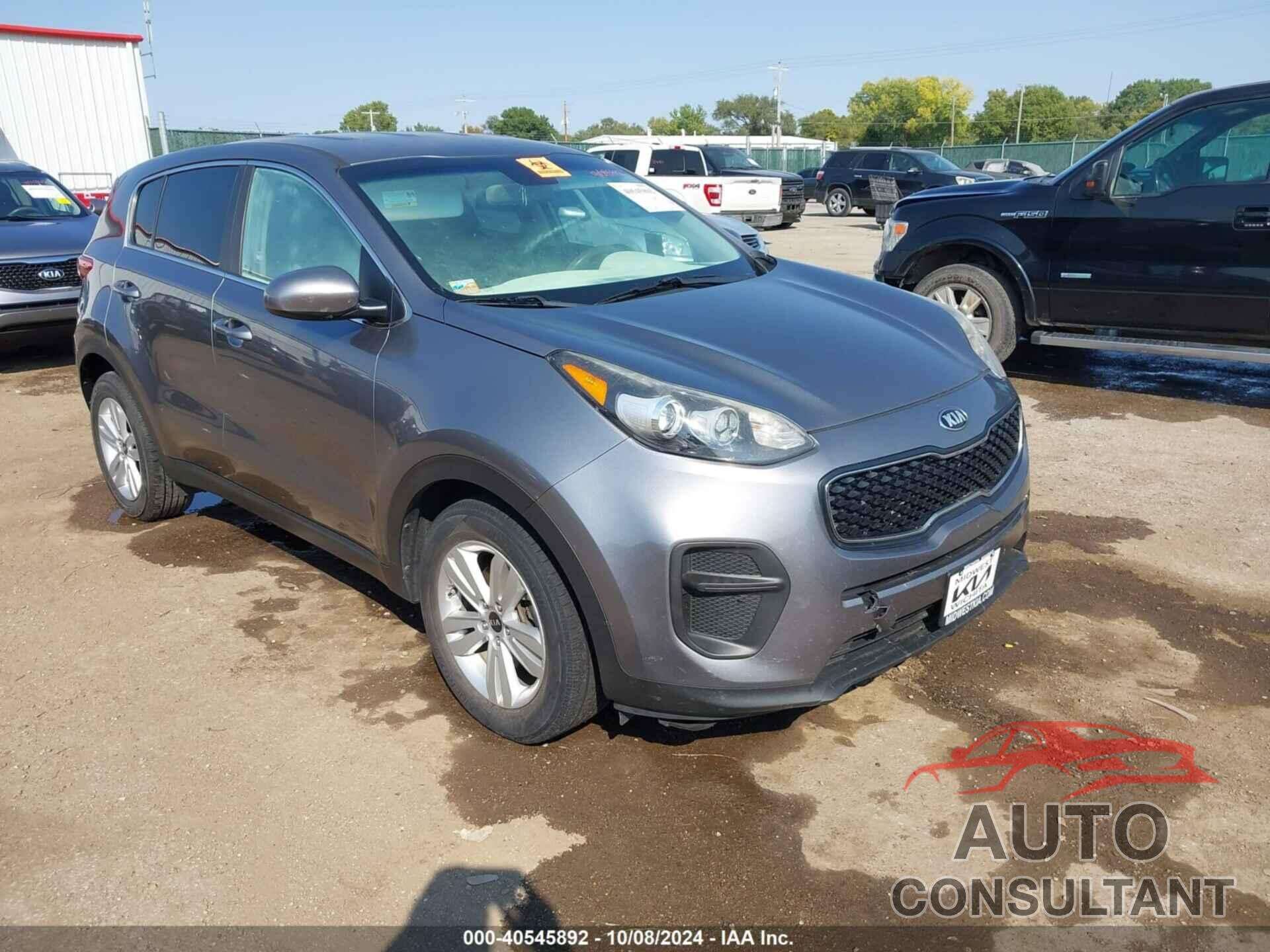 KIA SPORTAGE 2017 - KNDPM3ACXH7130626