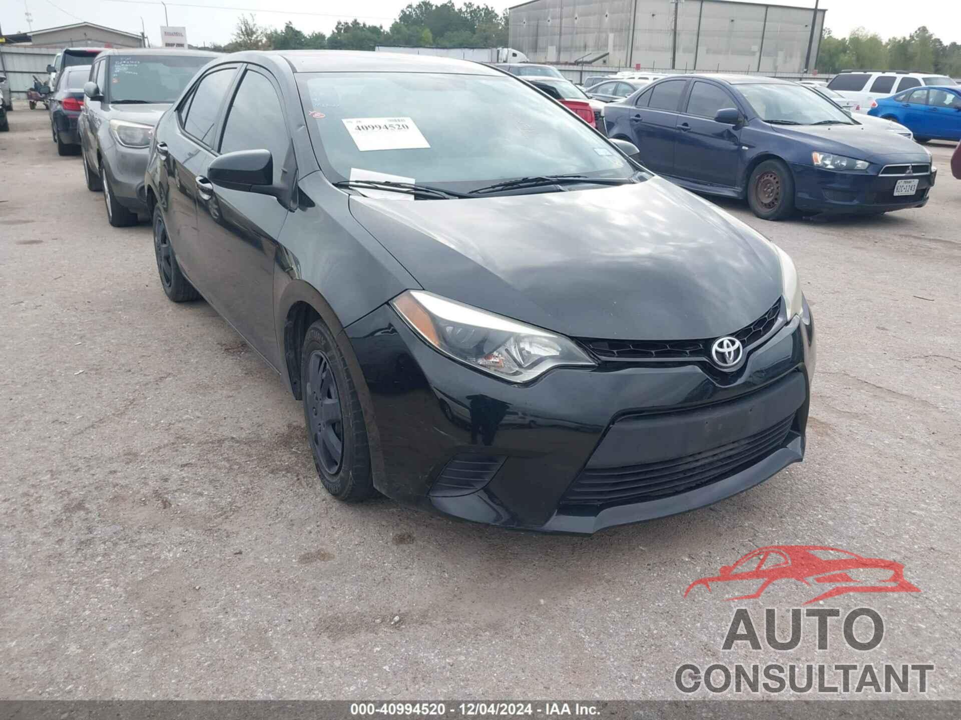 TOYOTA COROLLA 2014 - 5YFBURHE1EP106164