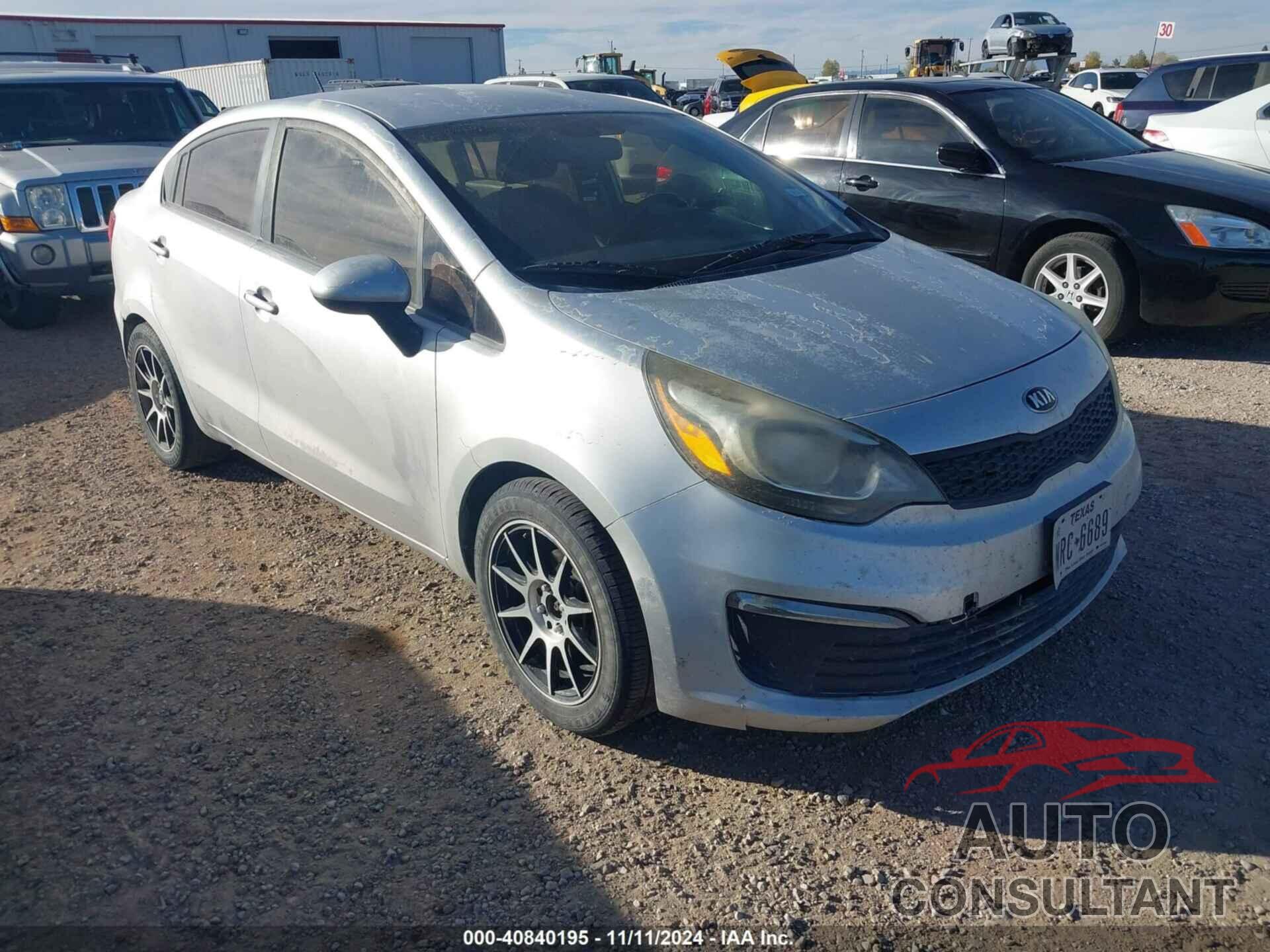 KIA RIO 2016 - KNADM4A37G6666220