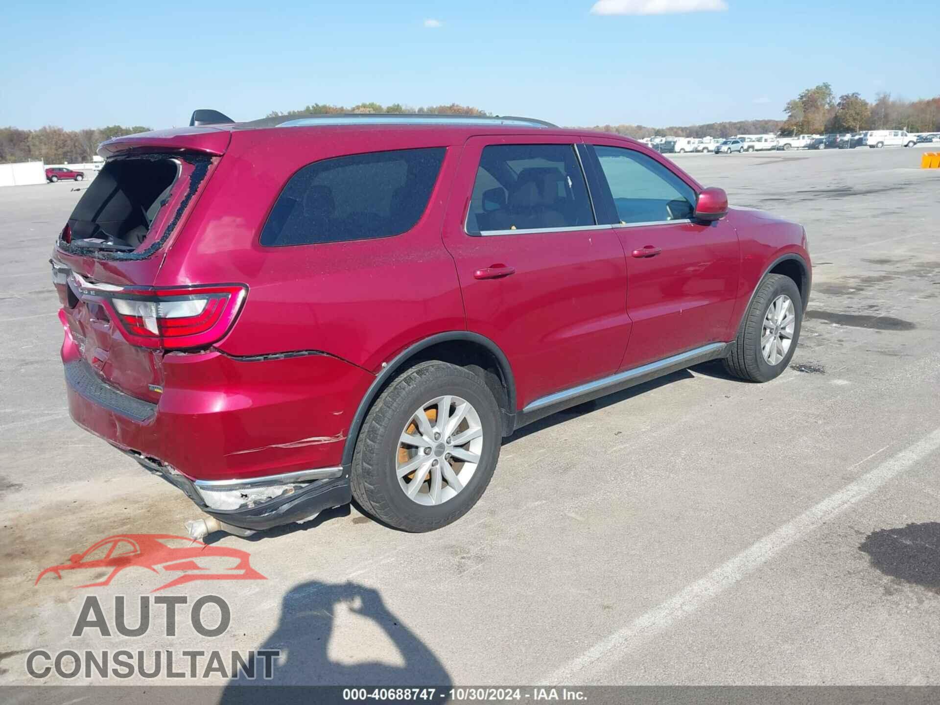 DODGE DURANGO 2015 - 1C4RDJAGXFC244825