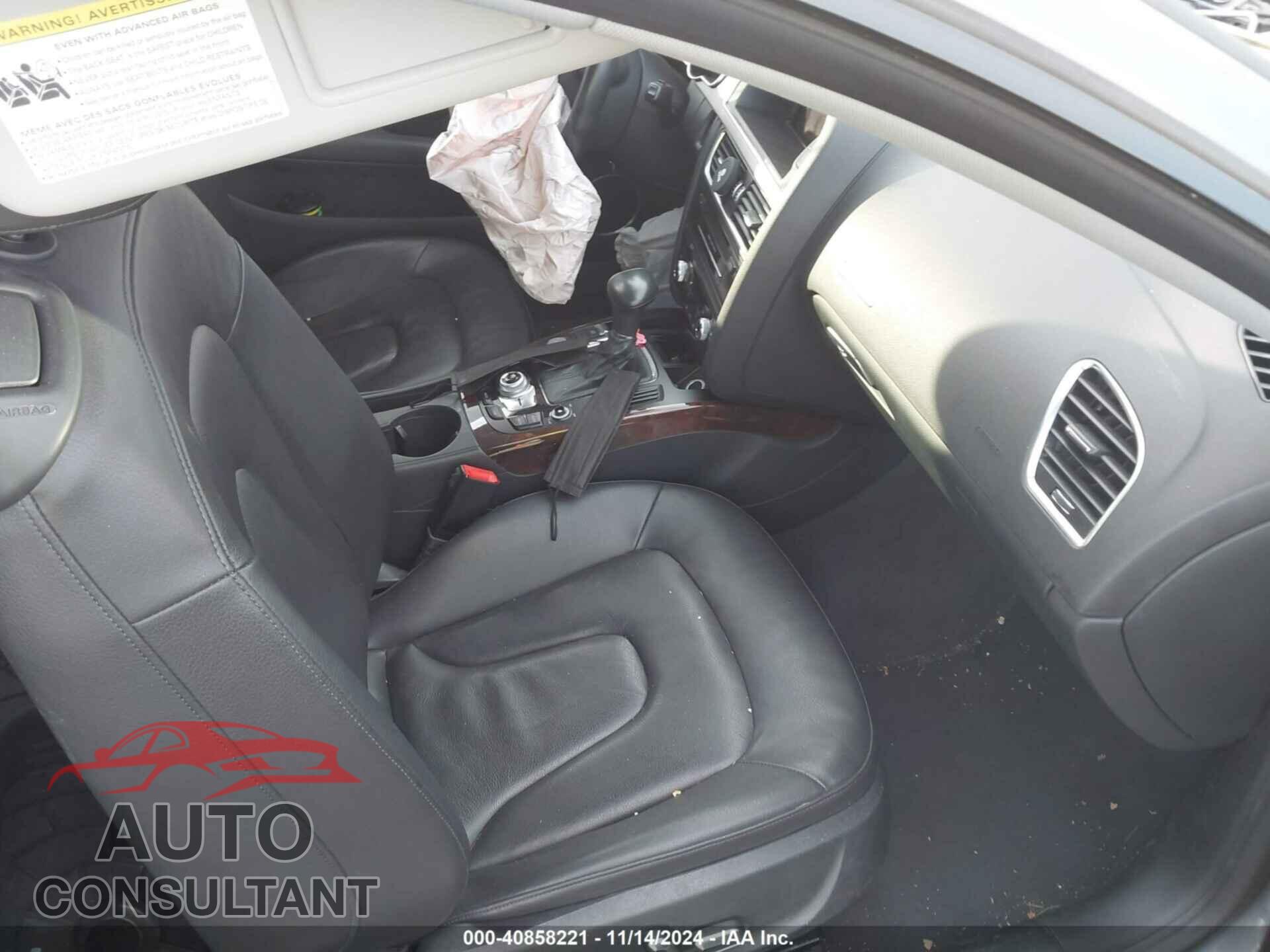 AUDI A5 2013 - WAULFAFR6DA041365