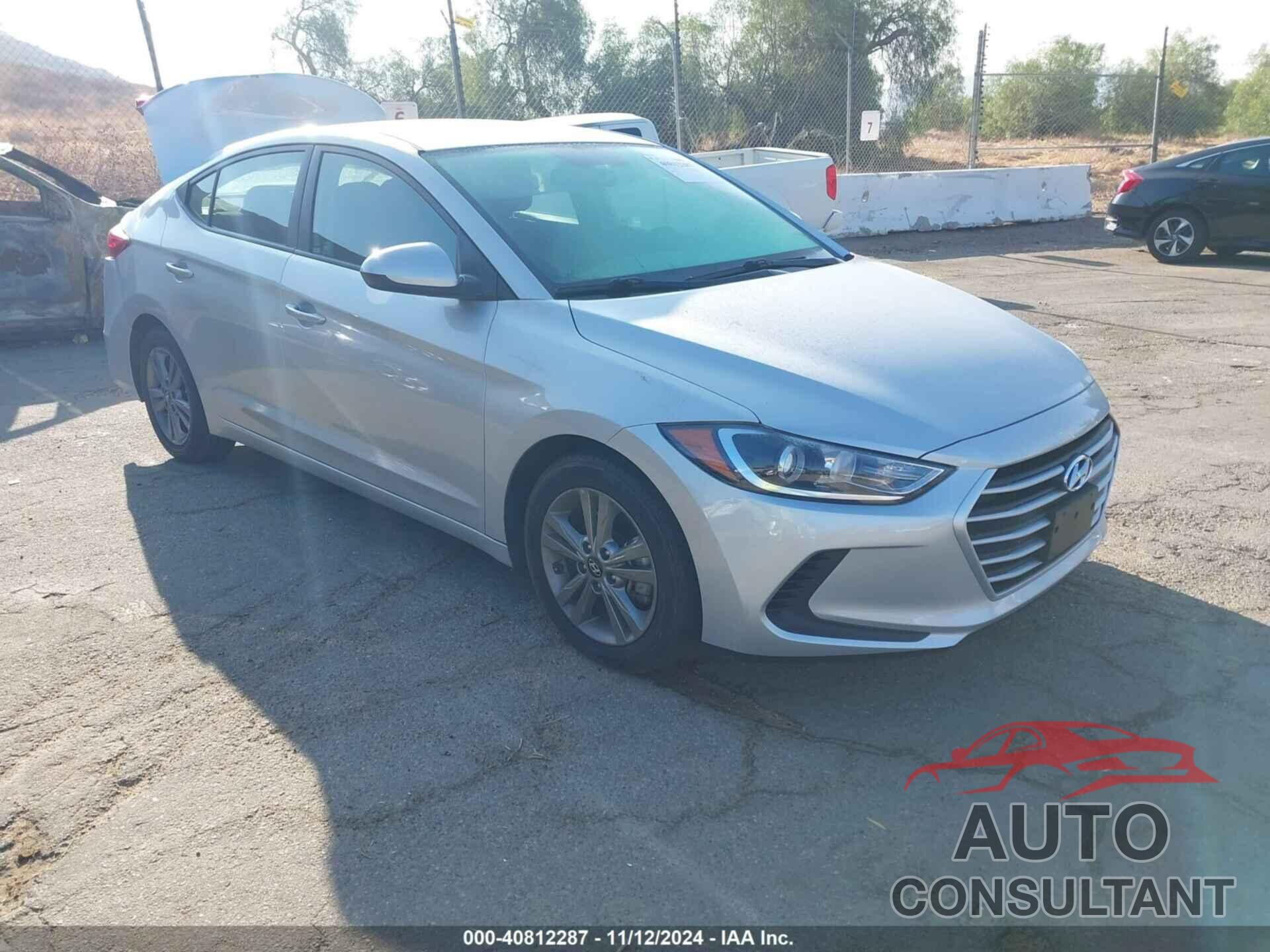 HYUNDAI ELANTRA 2018 - 5NPD84LF8JH268798