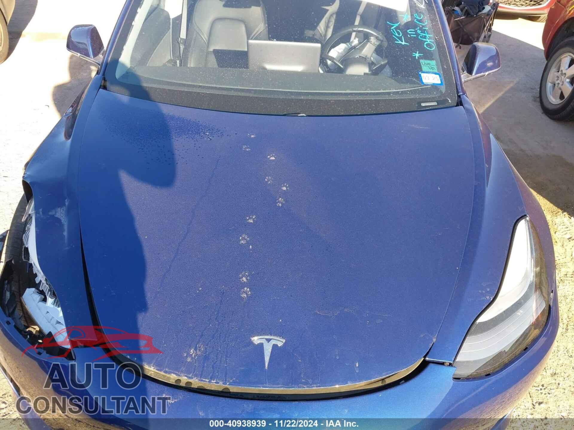 TESLA MODEL 3 2019 - 5YJ3E1EA4KF299521