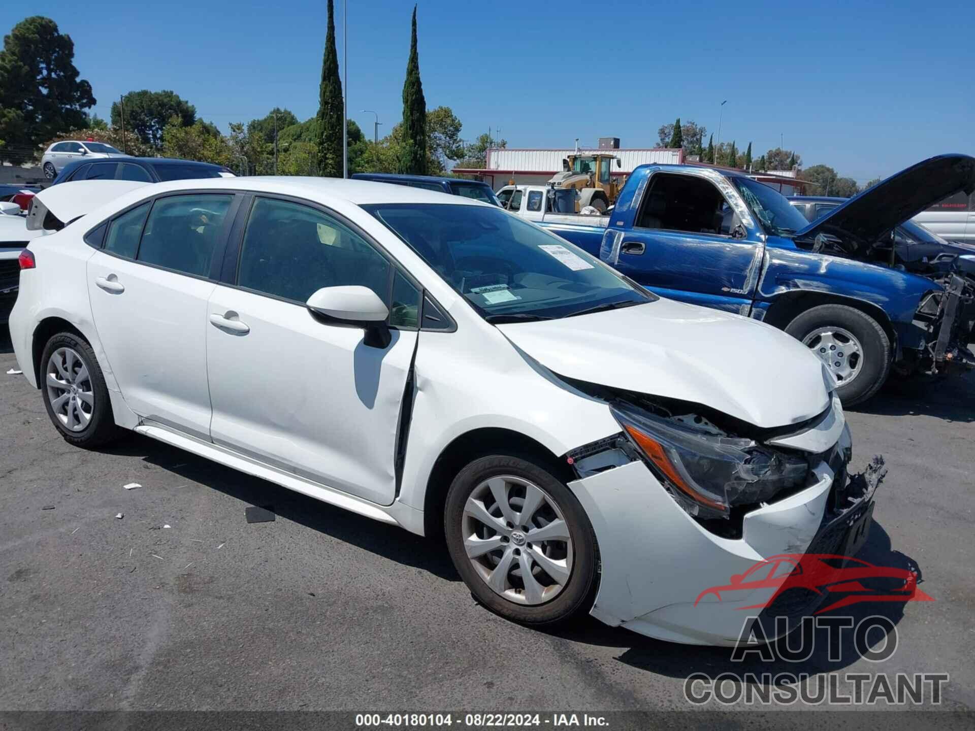 TOYOTA COROLLA 2020 - JTDEPRAE9LJ090585