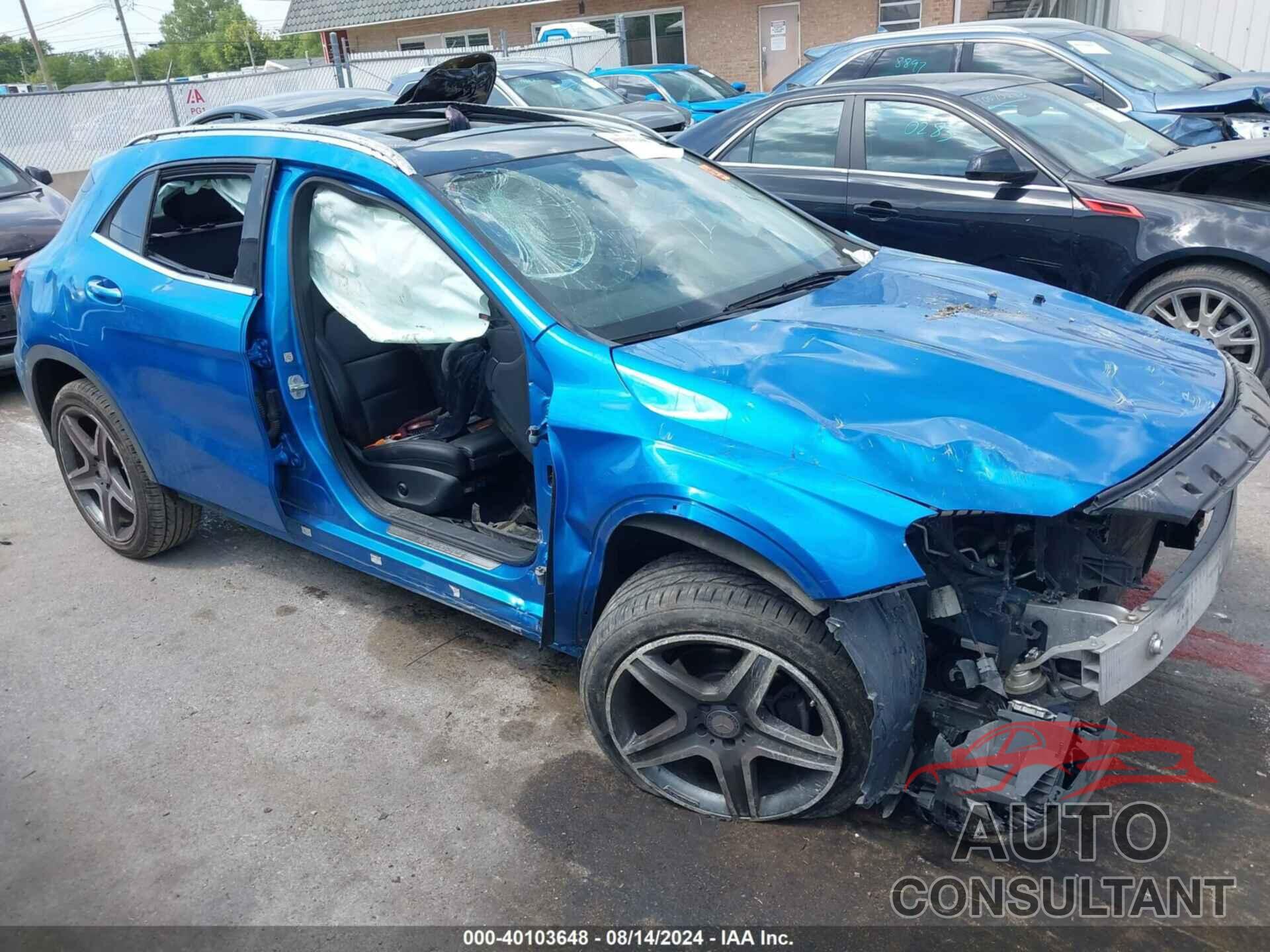 MERCEDES-BENZ GLA 250 2016 - WDCTG4GB5GJ221163